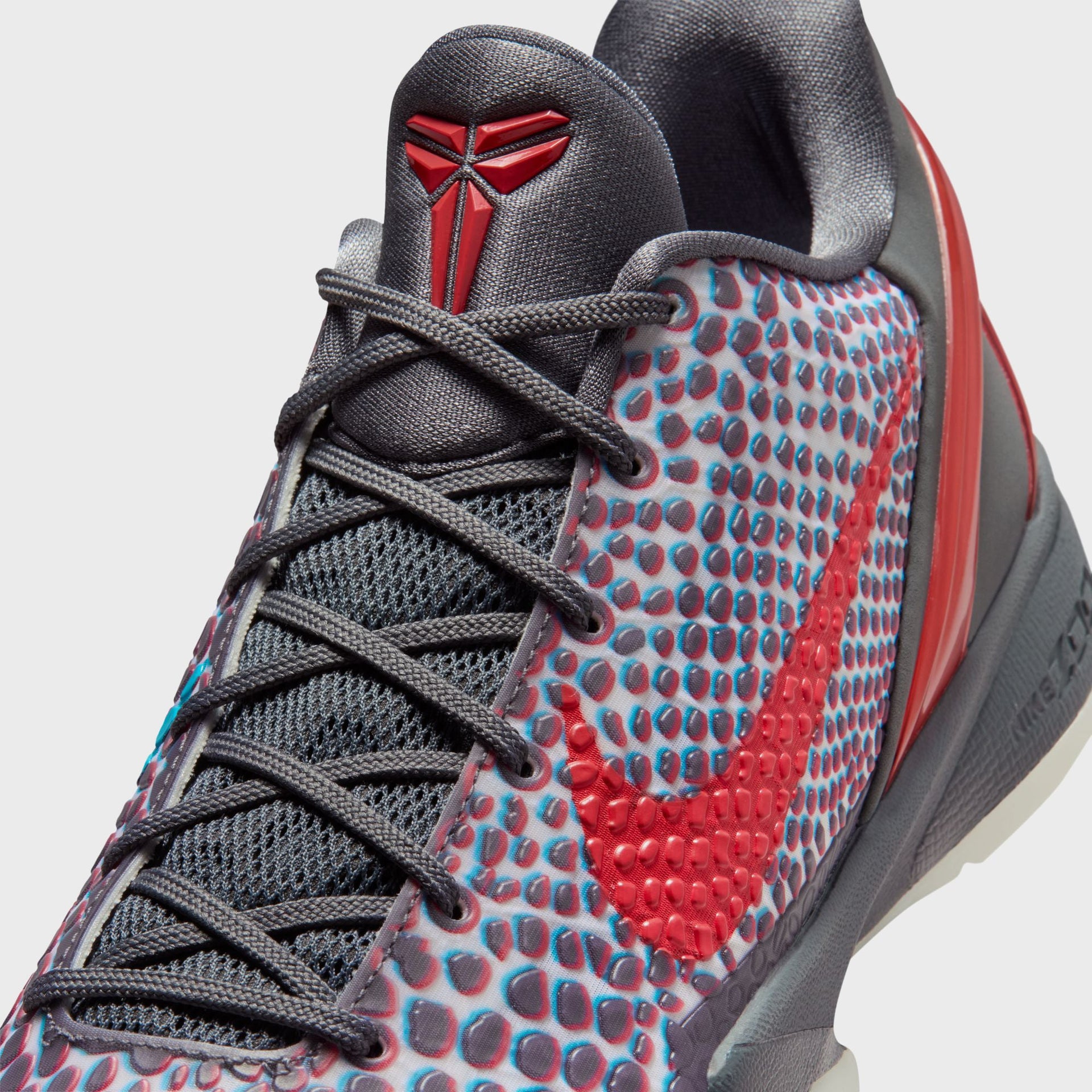 Nike Kobe 6 Protro - Dark Grey / Chlorine Blue / Daring Red