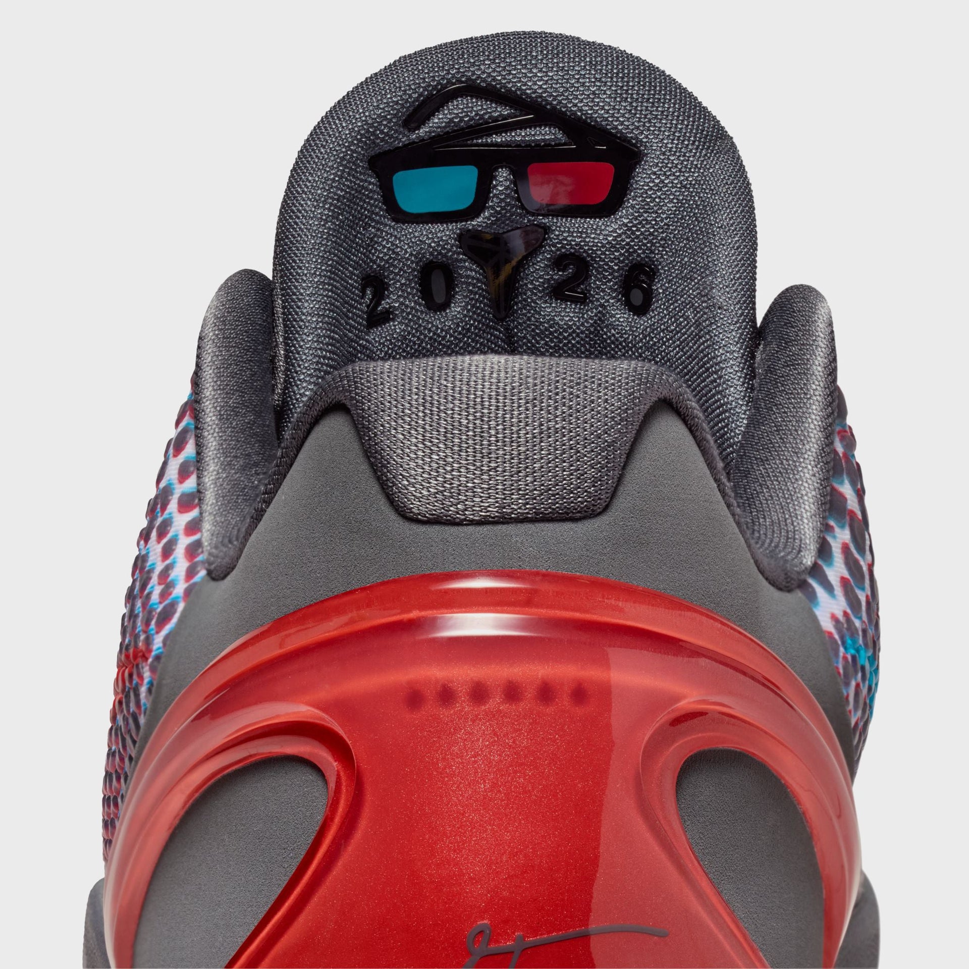 Nike Kobe 6 Protro - Dark Grey / Chlorine Blue / Daring Red