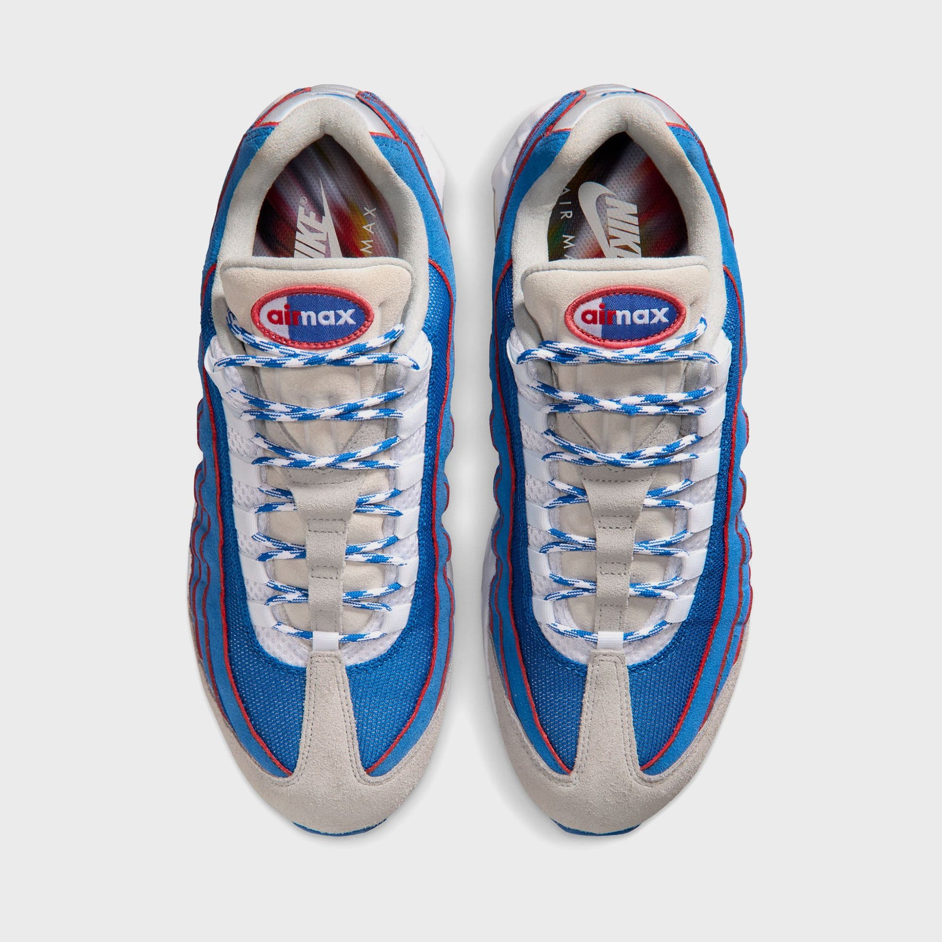 Nike Air Max 95 Big Bubble - Blue Sapphire / Metallic Silver / White / Light Smoke Grey
