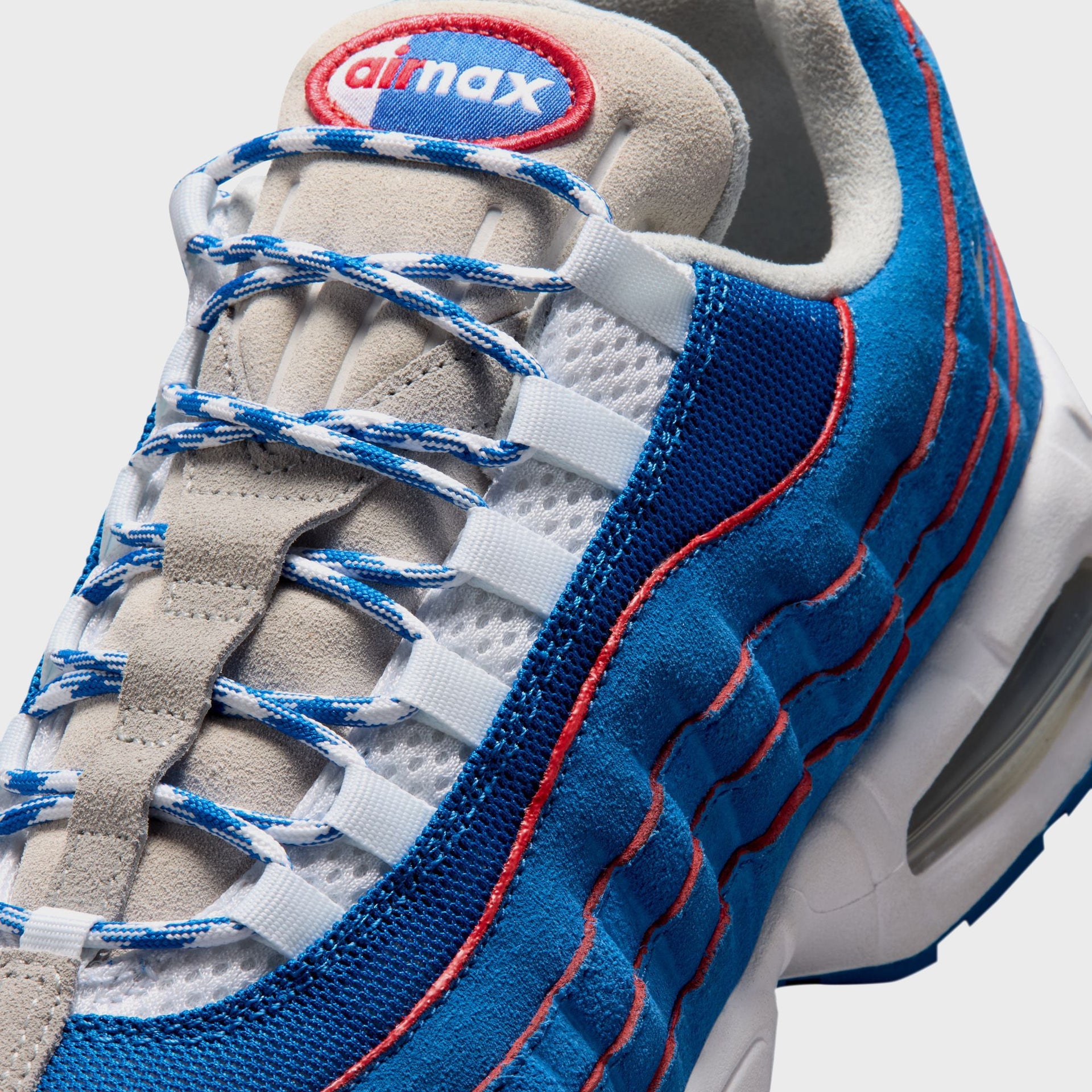 Nike Air Max 95 Big Bubble - Blue Sapphire / Metallic Silver / White / Light Smoke Grey