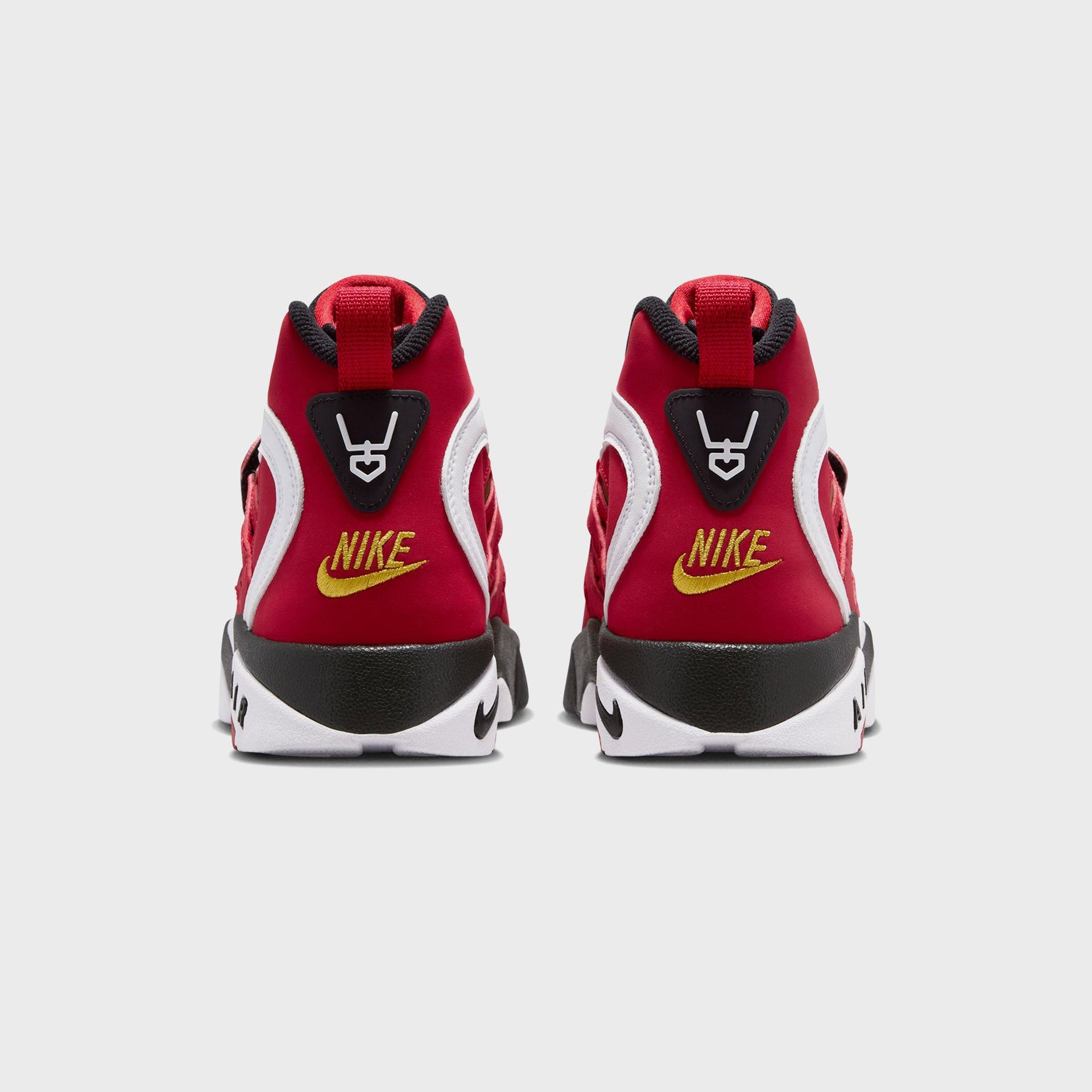 Nike GS Air Diamond Turf II - Main Red / Black / Metallic Gold / White