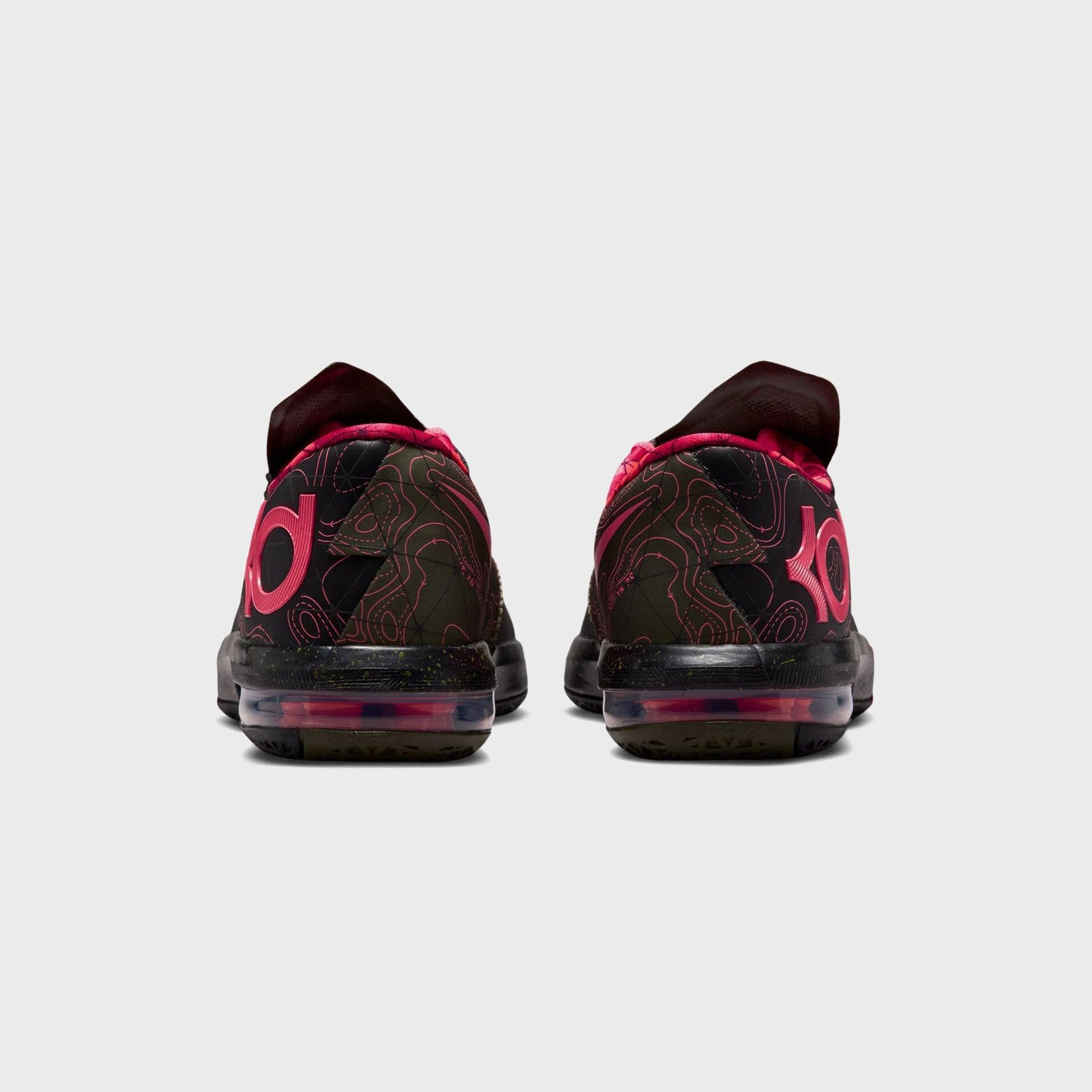 Nike GS KD 6 - Black / Medium Olive / Noble Red / Atomic Red