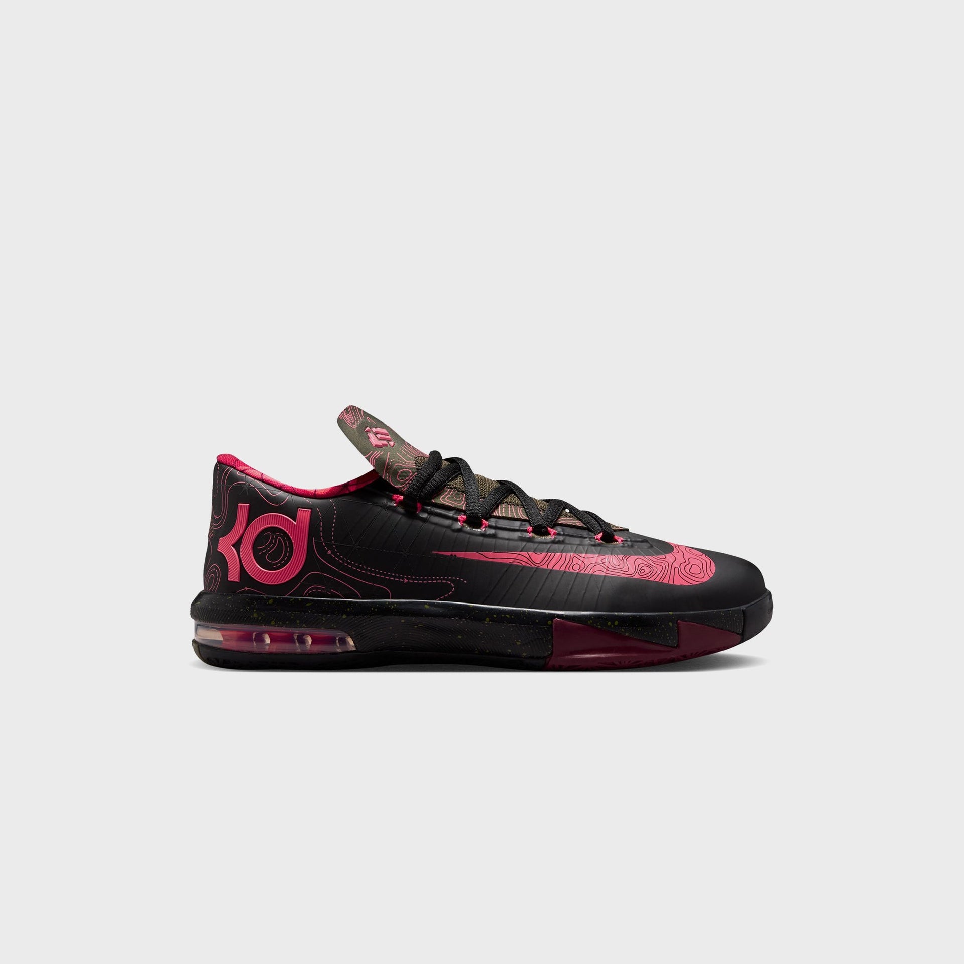 Nike GS KD 6 - Black / Medium Olive / Noble Red / Atomic Red