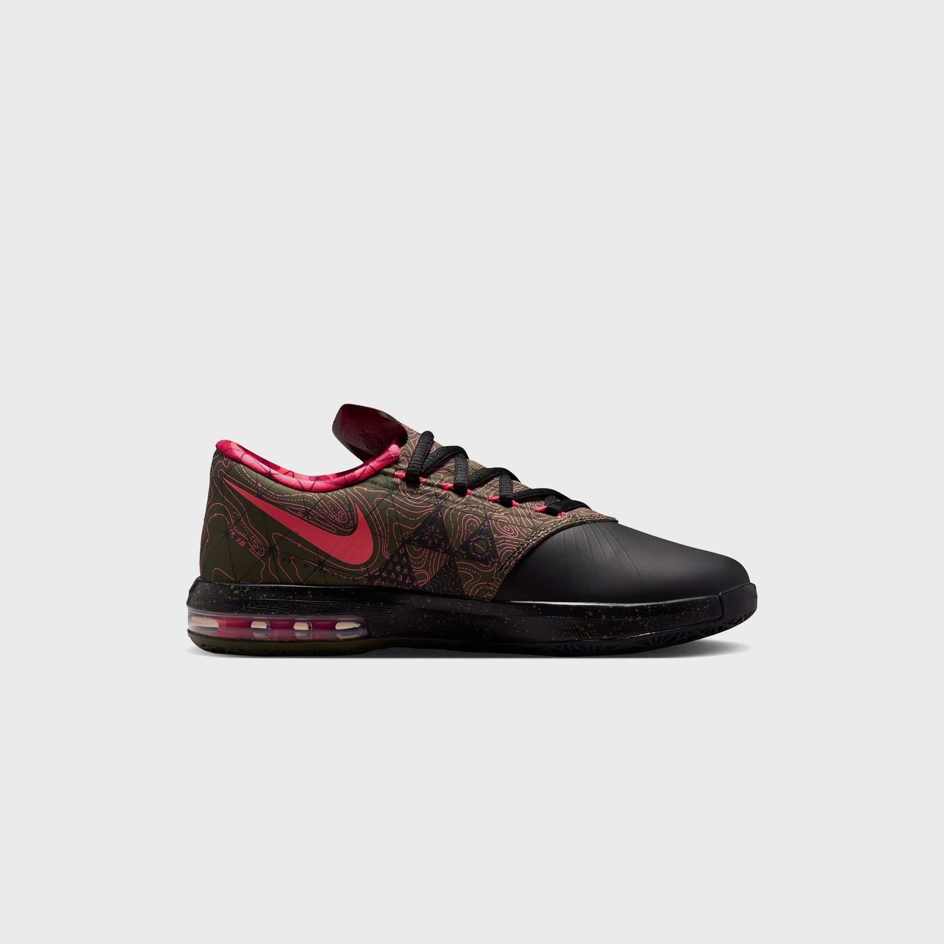 Nike GS KD 6 - Black / Medium Olive / Noble Red / Atomic Red