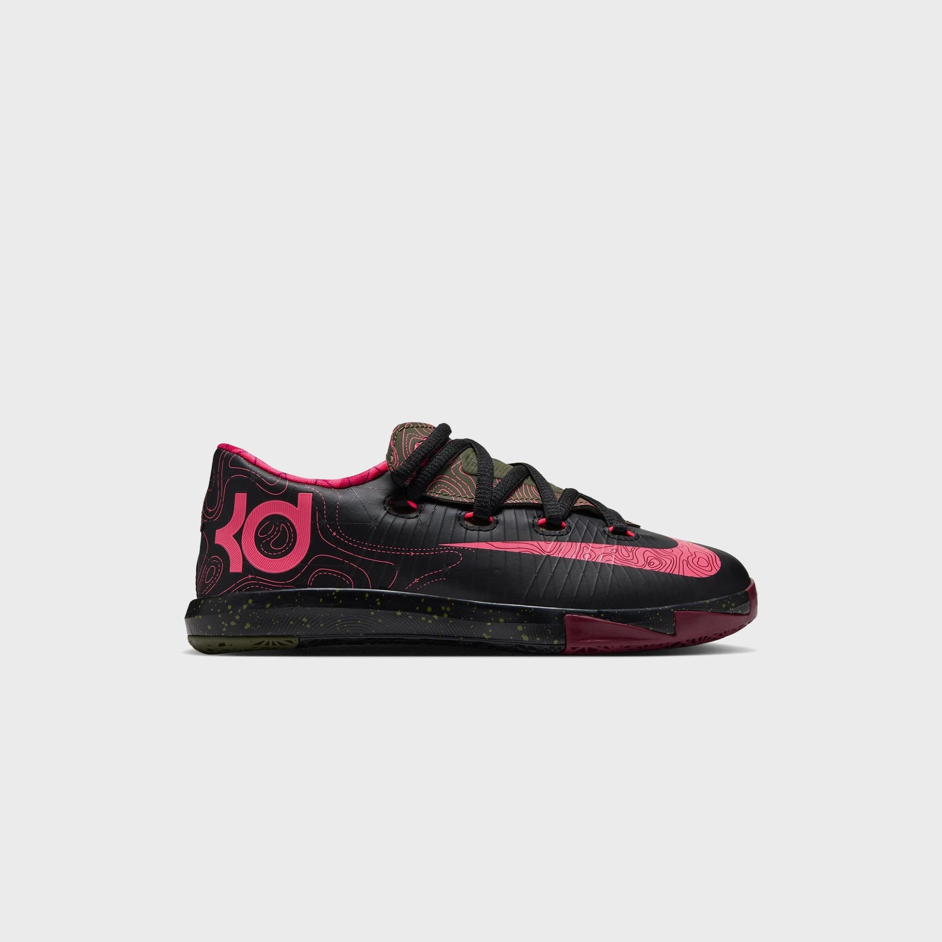Nike PS KD 6 - Black / Medium Olive / Noble Red / Atomic Red