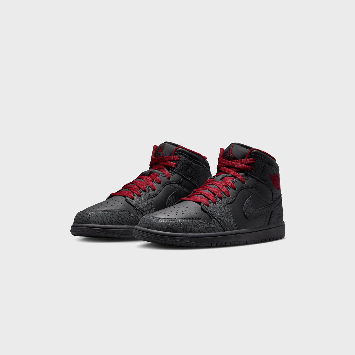 Jordan Air Jordan 1 Mid SE - Black / Lough Red