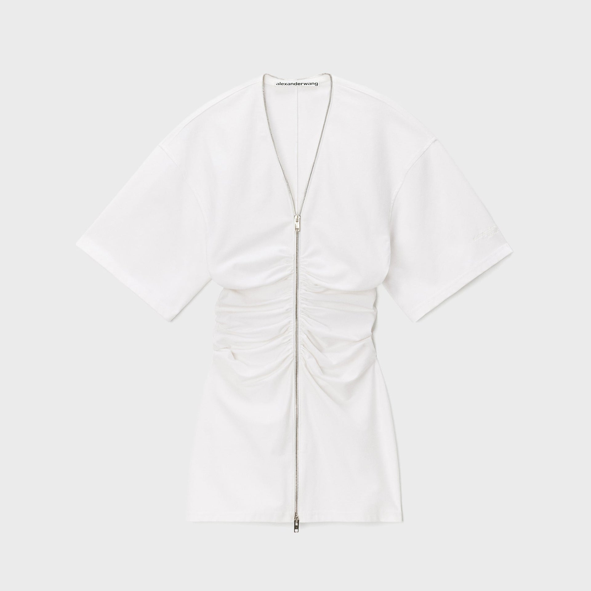 Alexander Wang Zipper Tee Dress - White