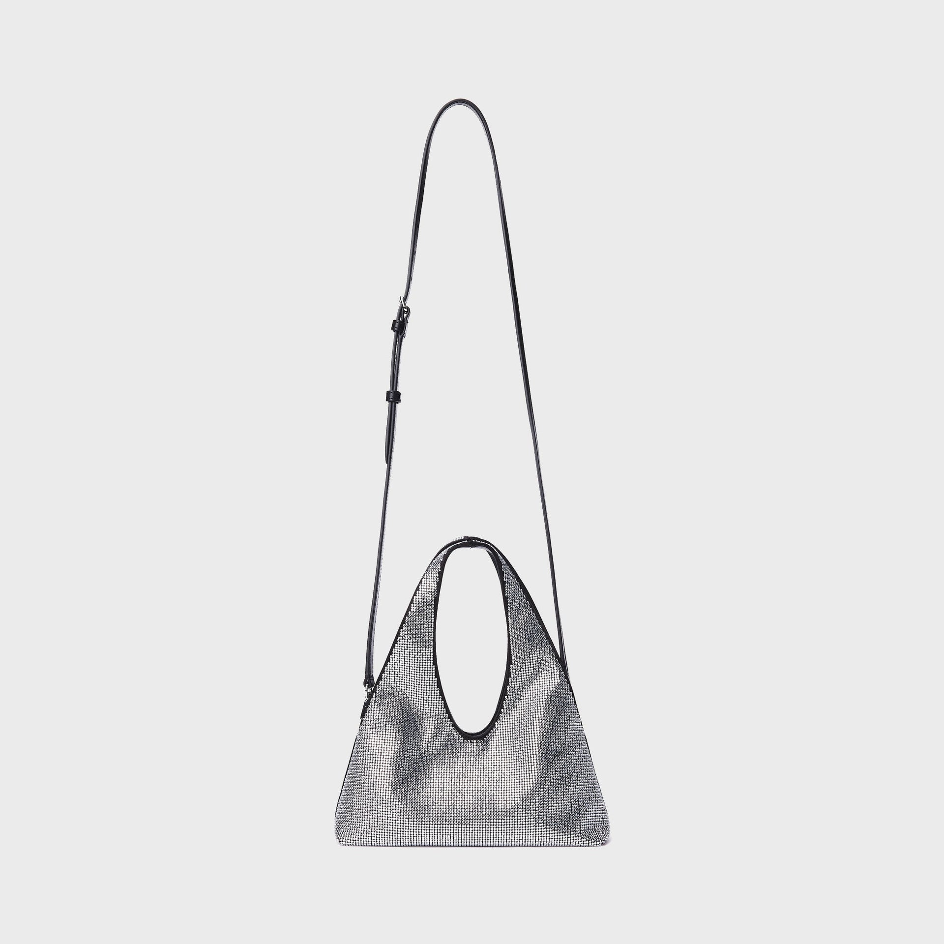 Alexander Wang Pike Crystal Mini Bag - Black / Silver