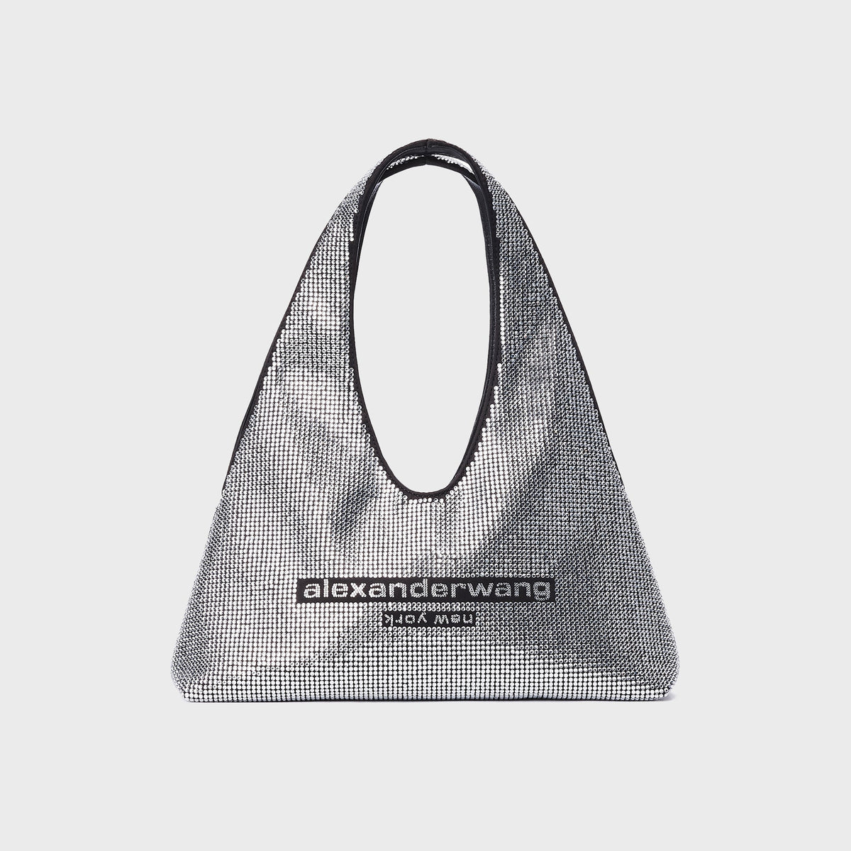 Alexander Wang Pike Crystal Mini Bag - Black / Silver