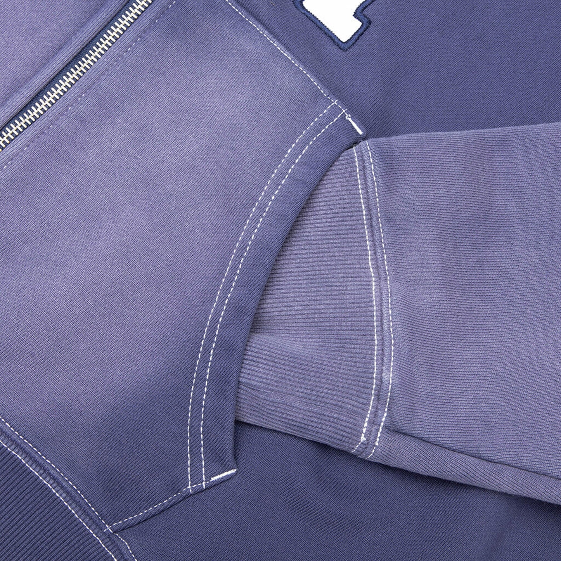 Awake NY Collegiate Arch Zip Hoodie - Navy
