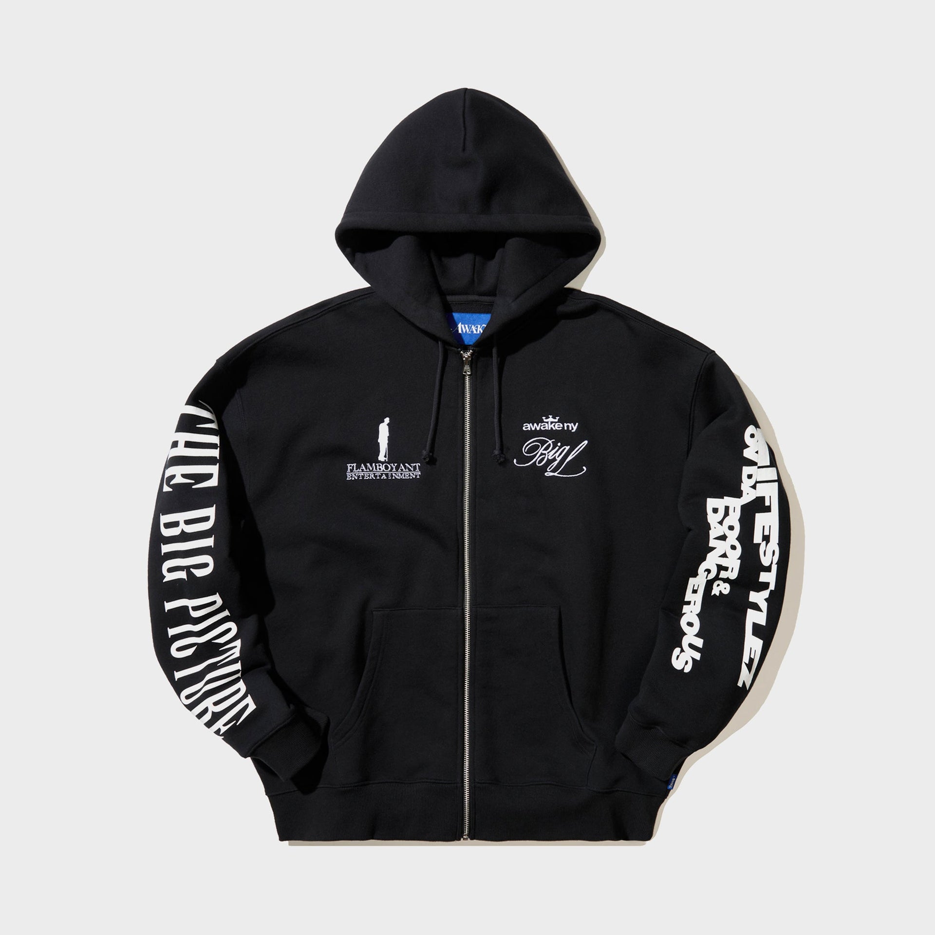 Awake NY The Big Picture Zip Hoodie - Black