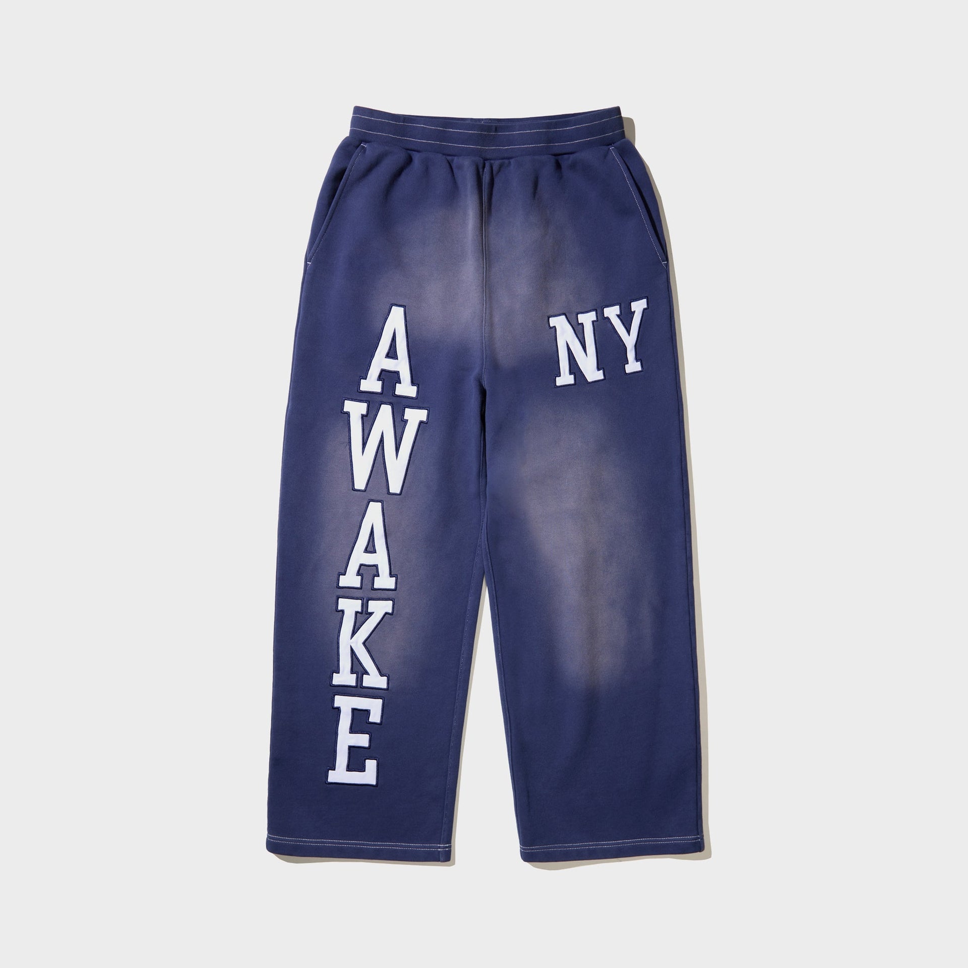 Awake NY Collegiate Open Hem Sweatpant - Navy