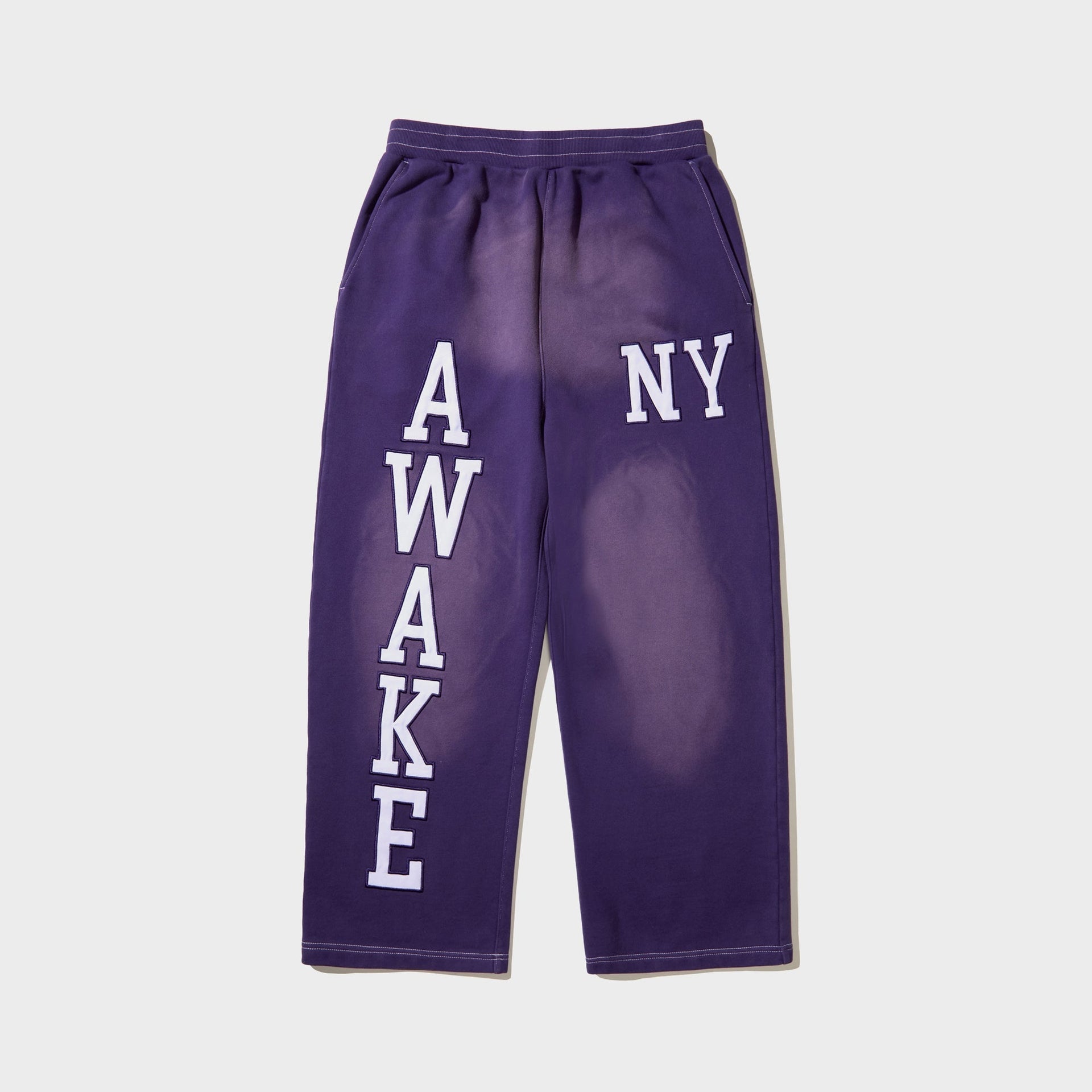 Awake NY Collegiate Open Hem Sweatpant - Purple
