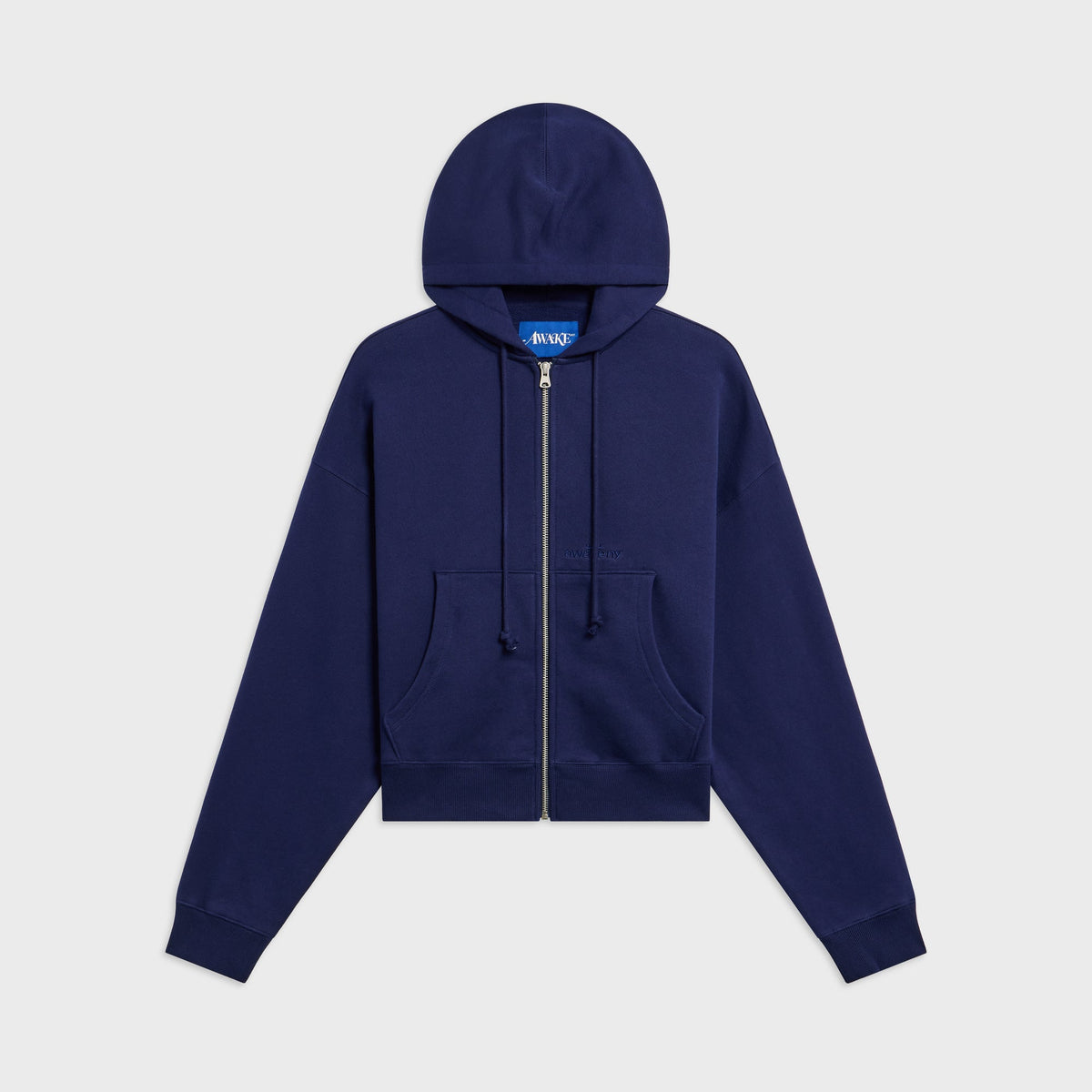 Awake NY Plain Jane Zip Hoodie - Navy