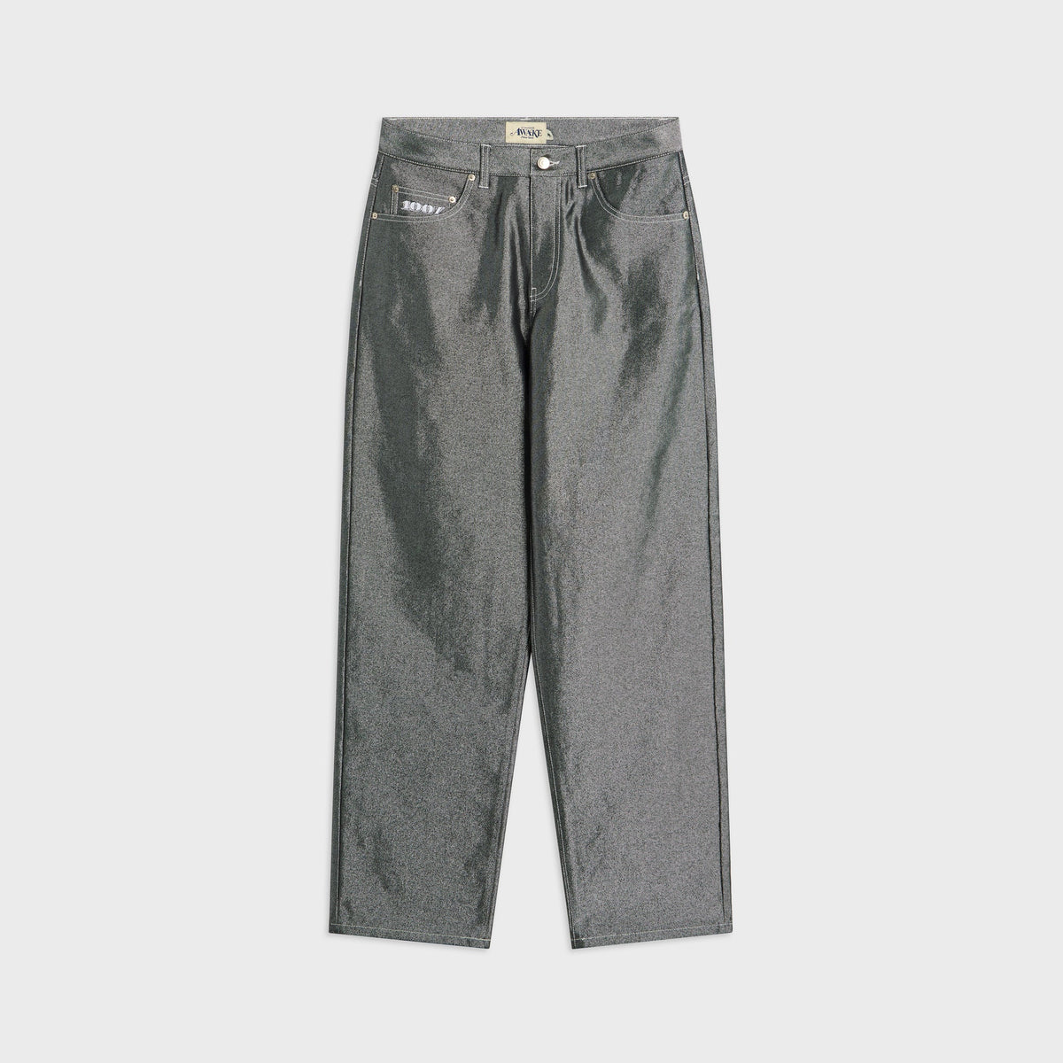 Awake NY Skyline Denim Jean - Silver