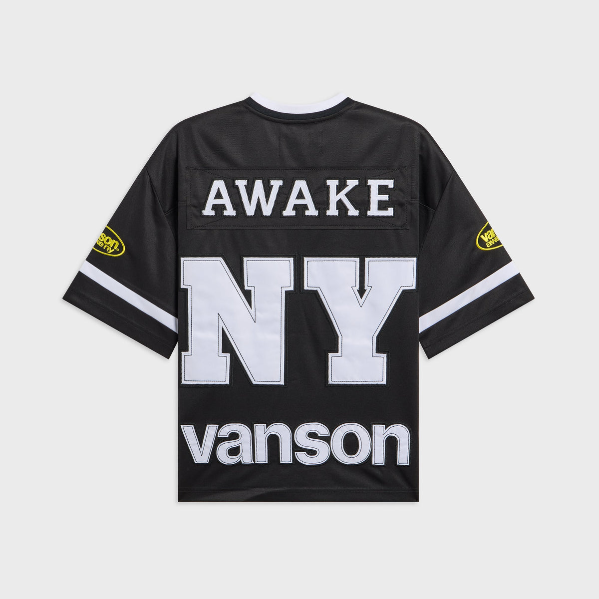 Awake NY Vanson Football Jersey - Black
