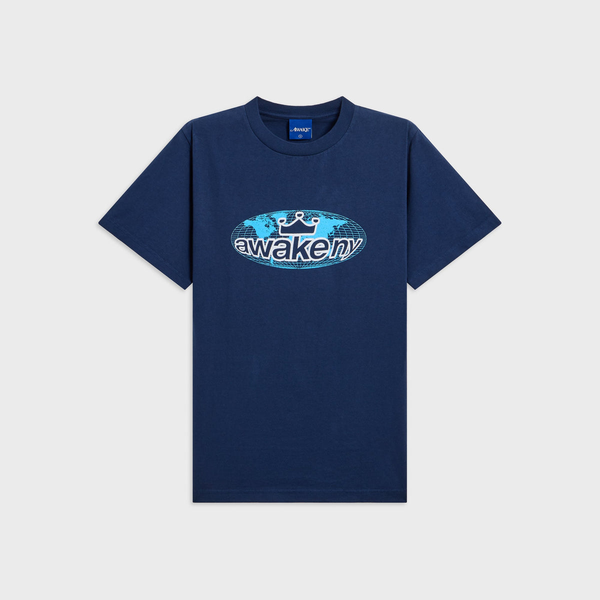 Awake NY Worldwide Static Tee - Navy