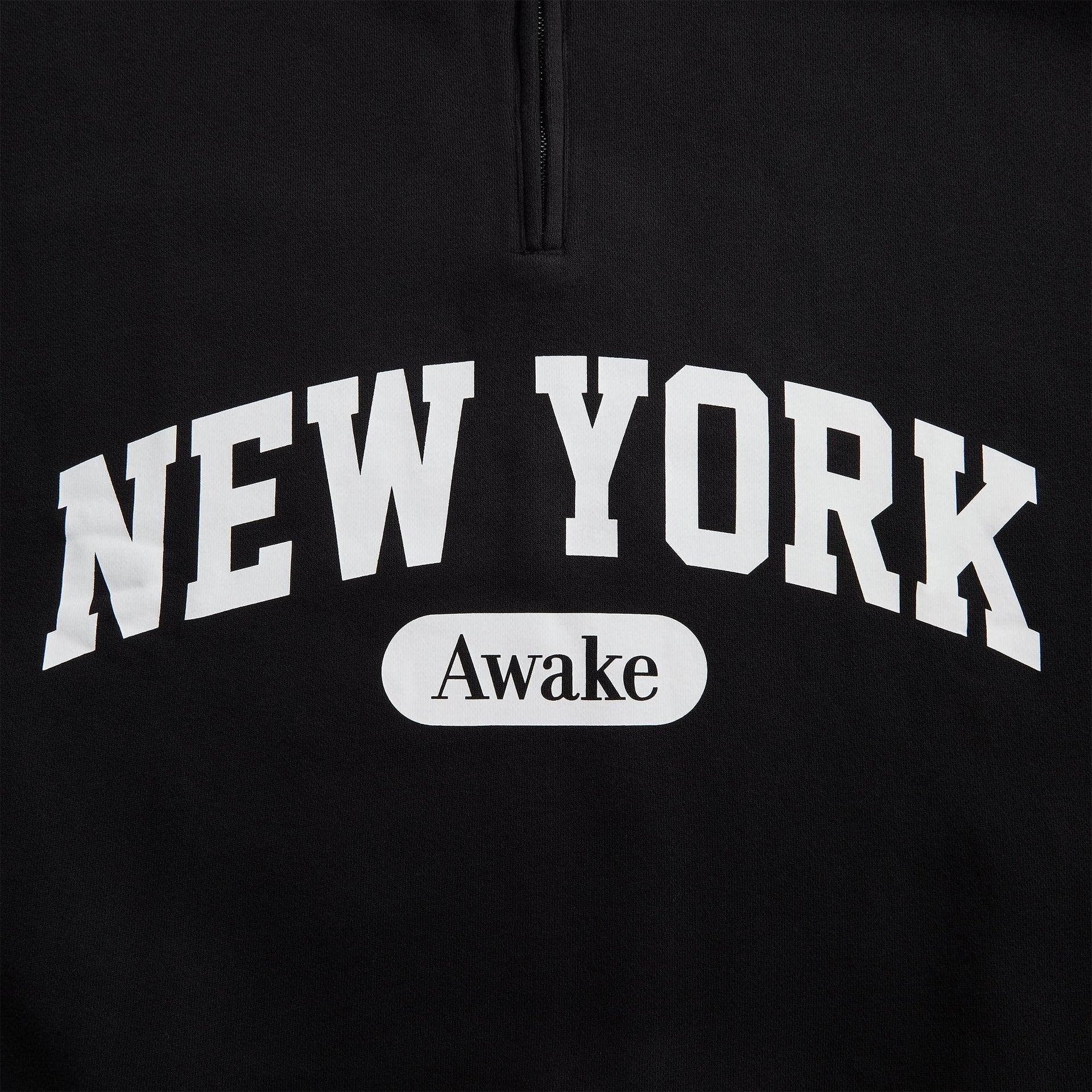 Awake NY New York Arch Quarter Zip - Black