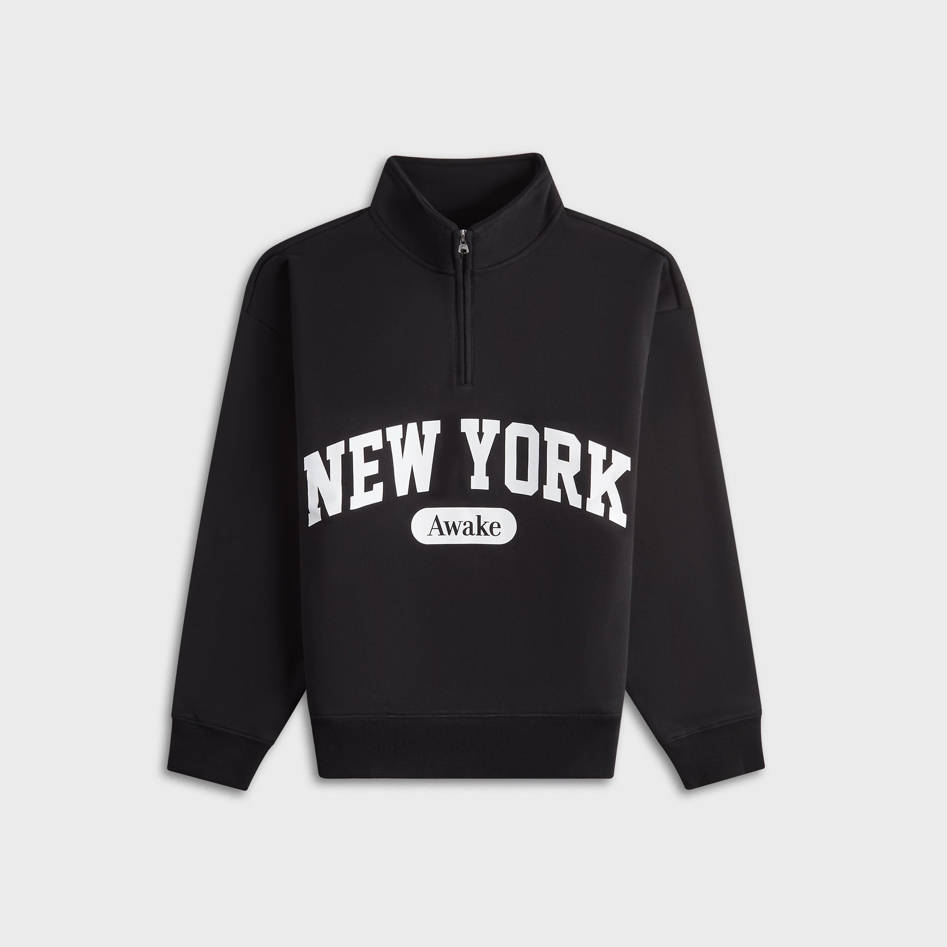 Awake NY New York Arch Quarter Zip - Black