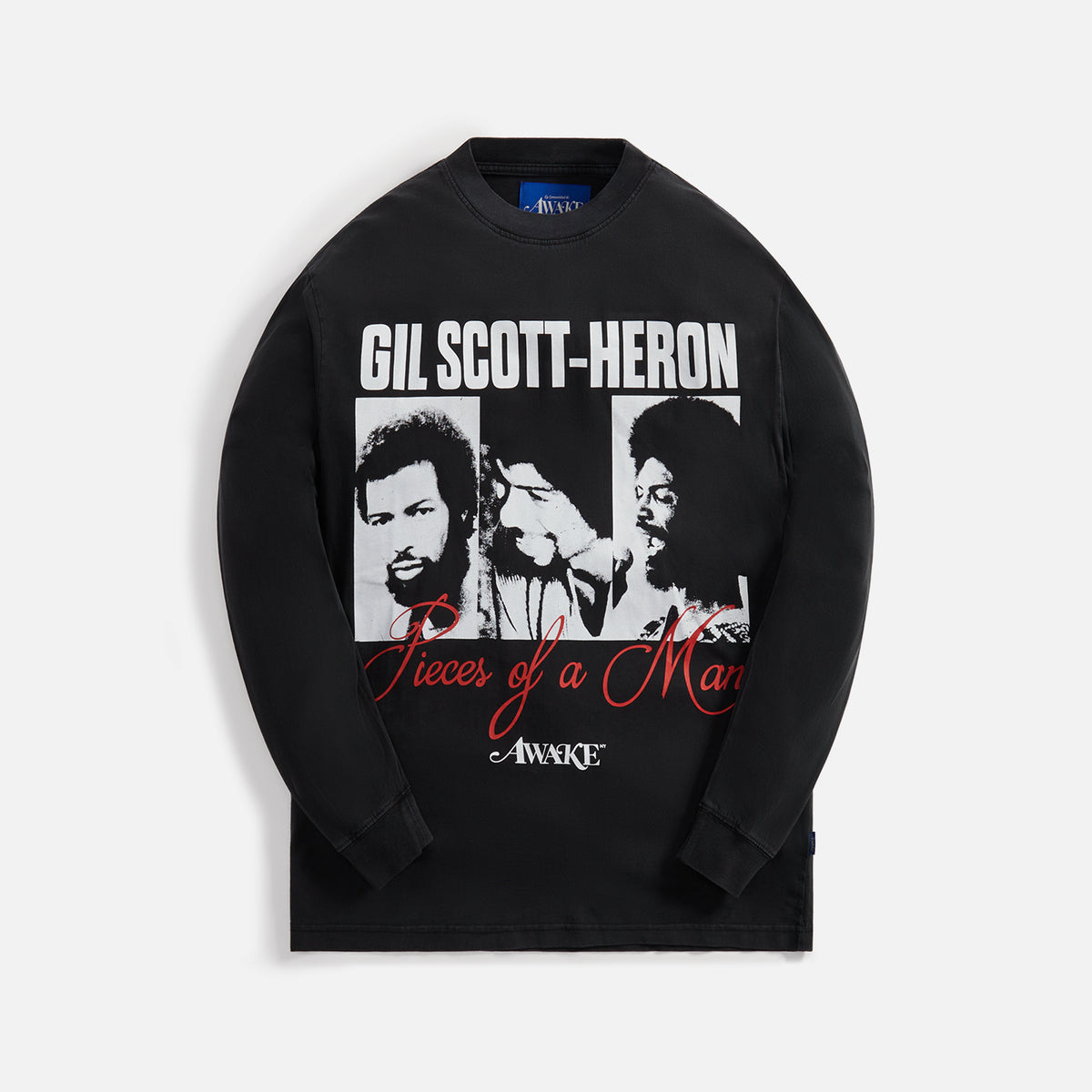 Awake NY X Gil Scott Heron Long Sleeve Tee - Charcoal