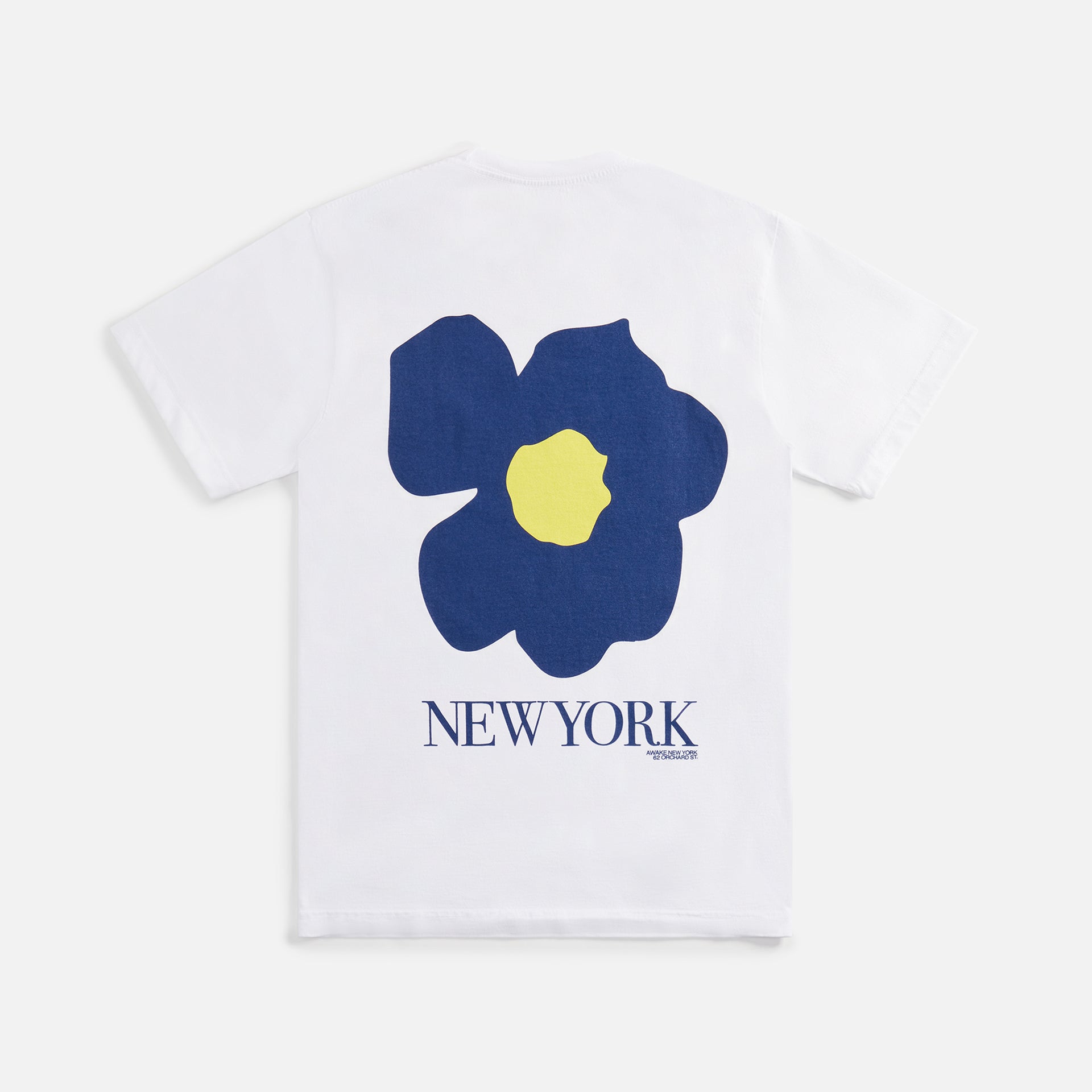 Awake NY Floral Printed Tee - White