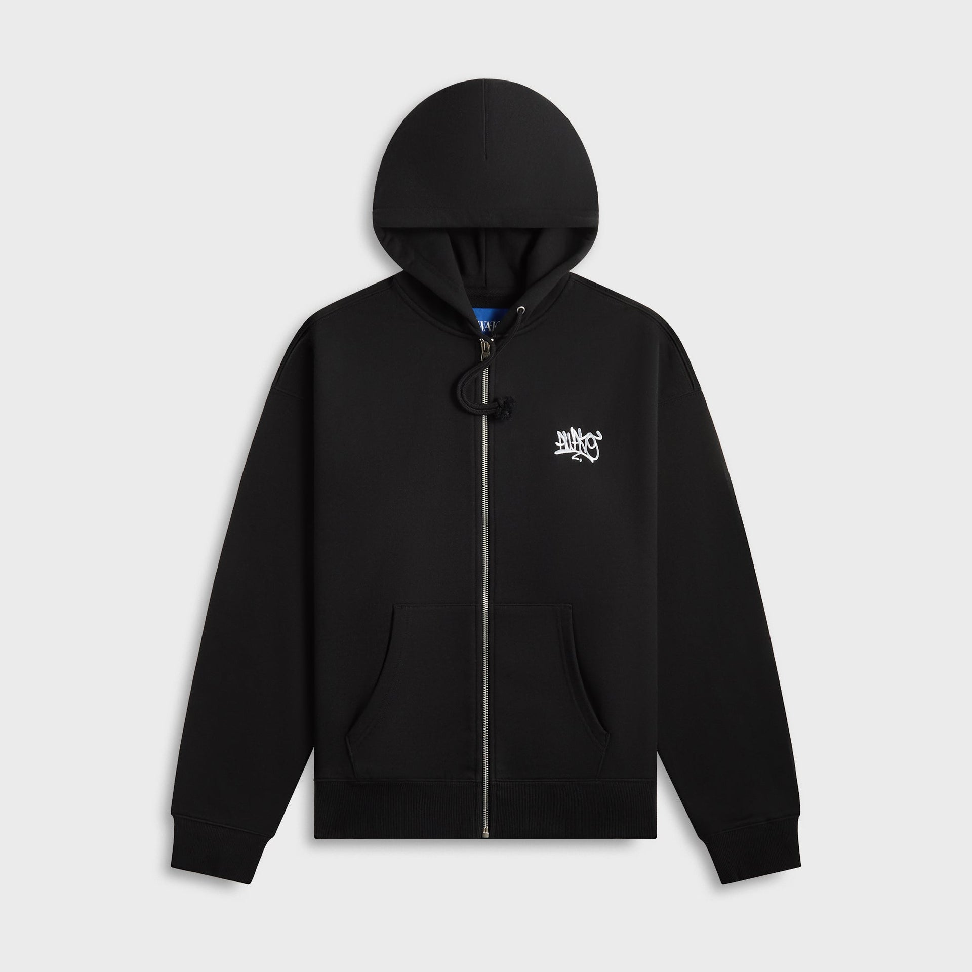 Awake NY All City Zip Up Hoodie in Black