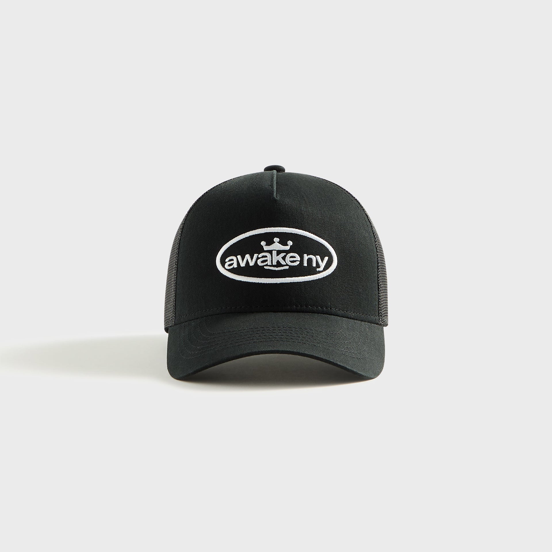 Awake King Logo Trucker Cap in Black