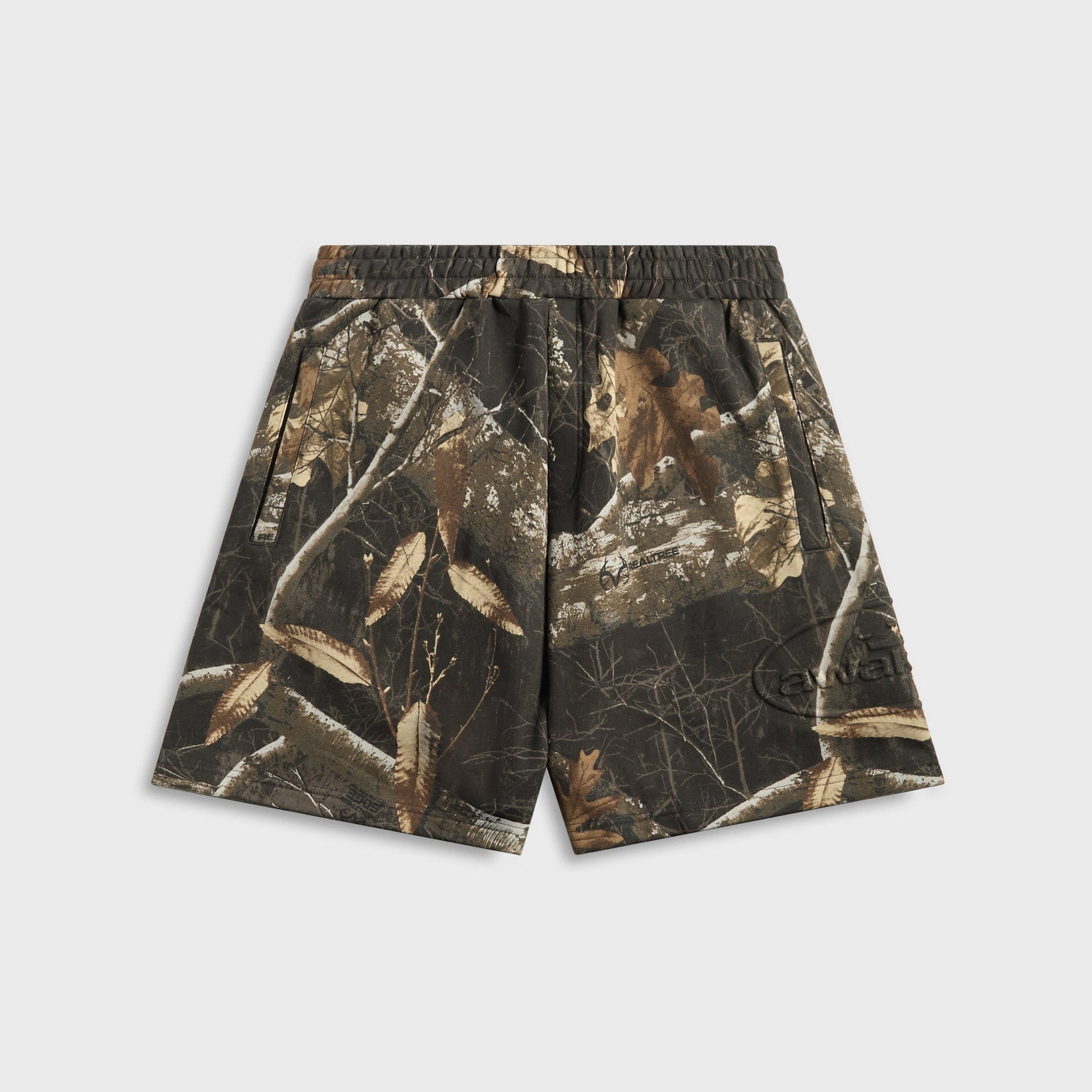 Awake NY Debossed Sweatshorts in Shadow