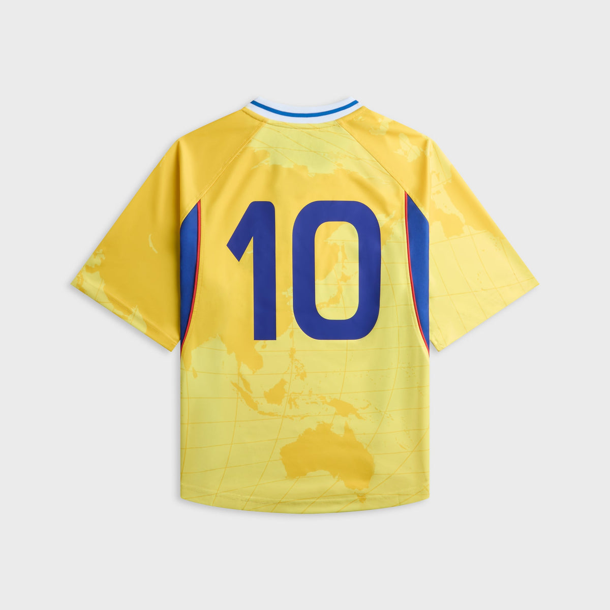 Awake NY Mundial Crown Jersey in Yellow, yellow soccer jersey with number 10 on back