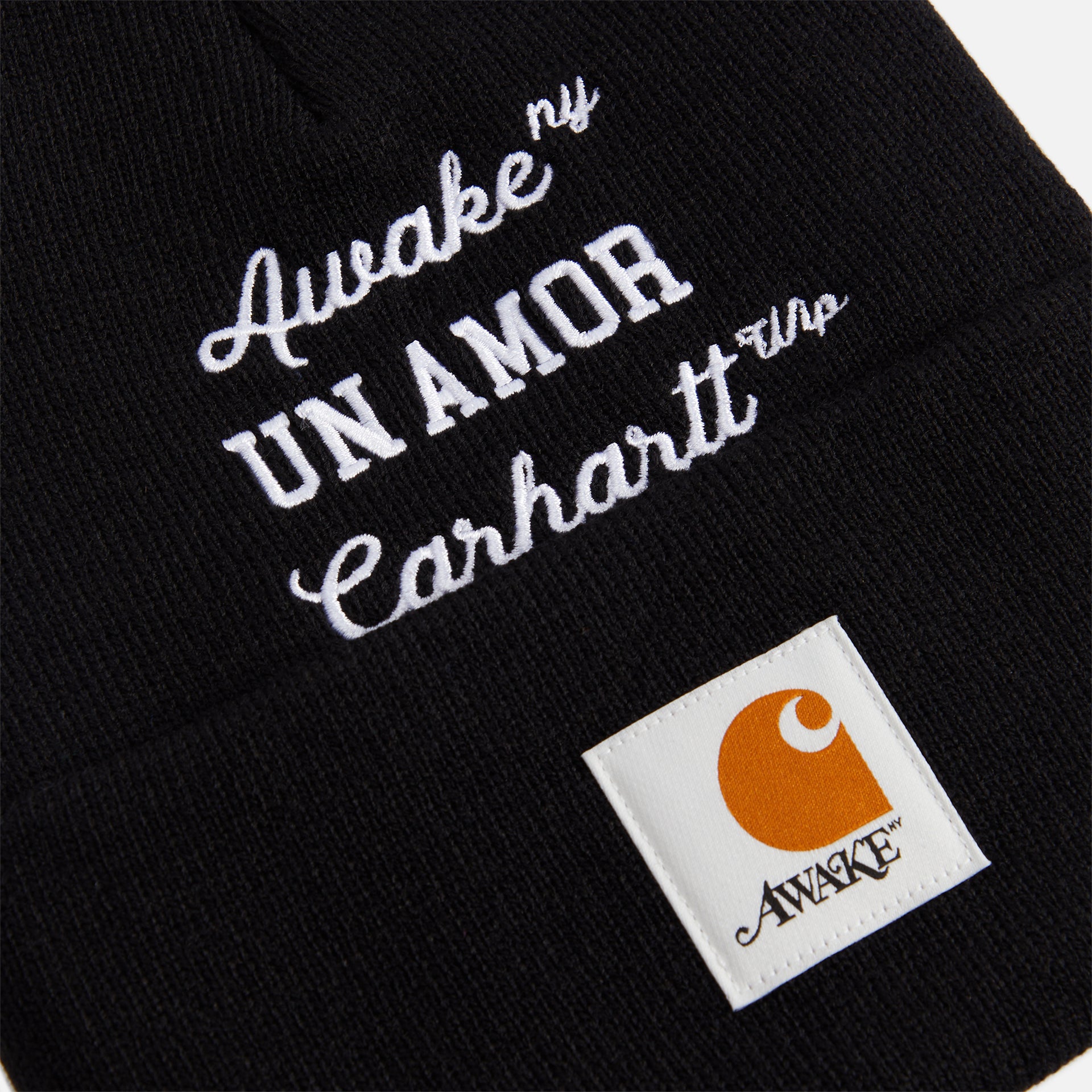 Awake NY x Carhartt WIP Un Amor Beanie - Black