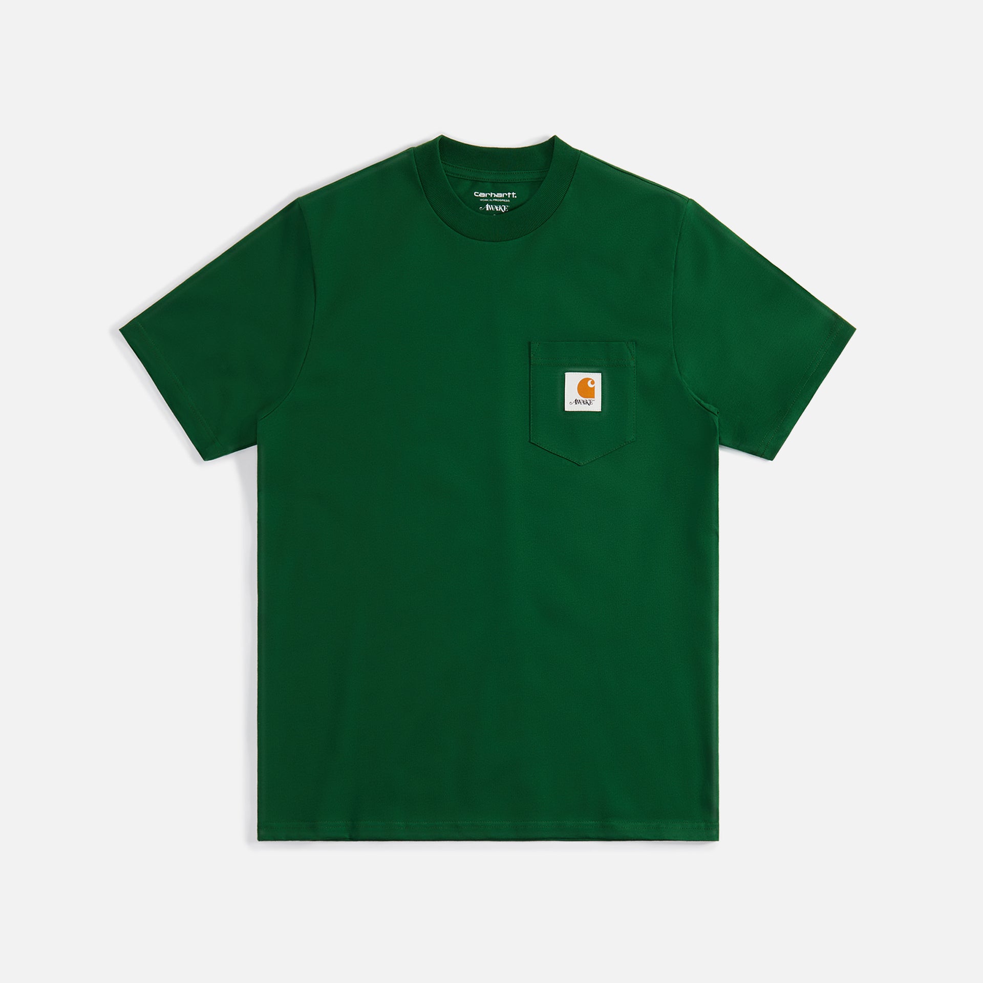 Awake NY x Carhartt WIP Pocket Tee - Dark Green