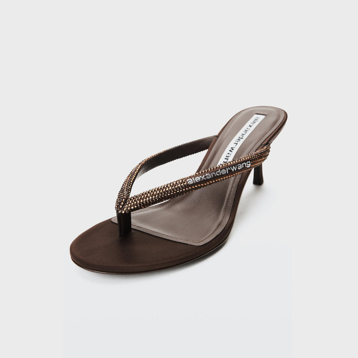Alexander Wang Courtney Thong Logo Sandal - Brown