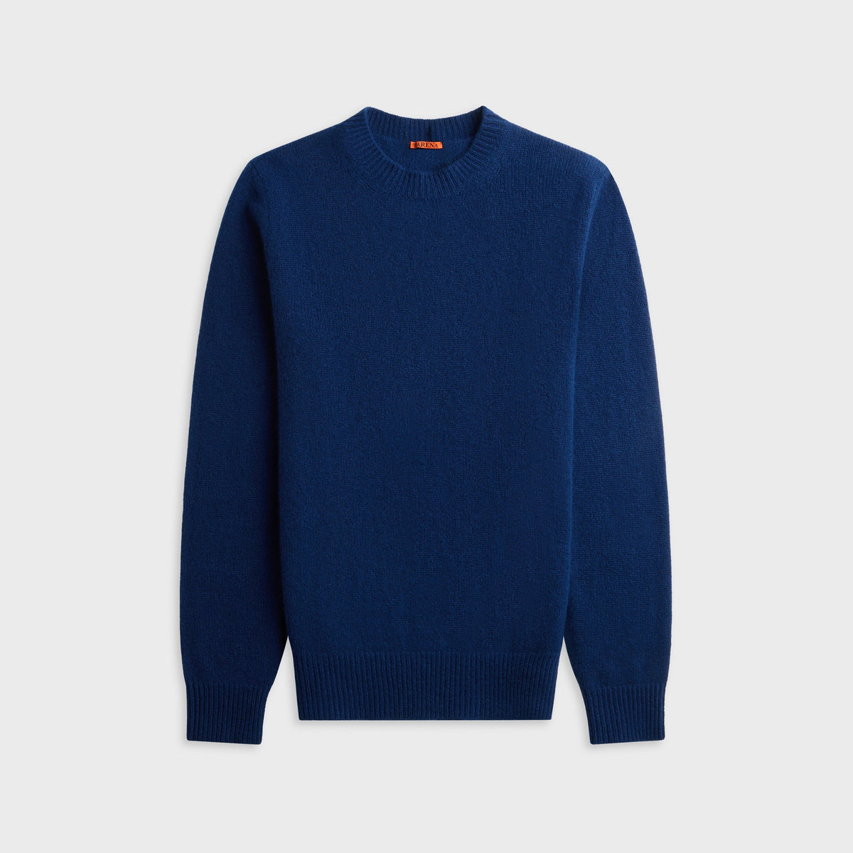 Barena Mareselo Sialo Merlot Sweater in Mare, cobalt blue knit crewneck sweater, front view