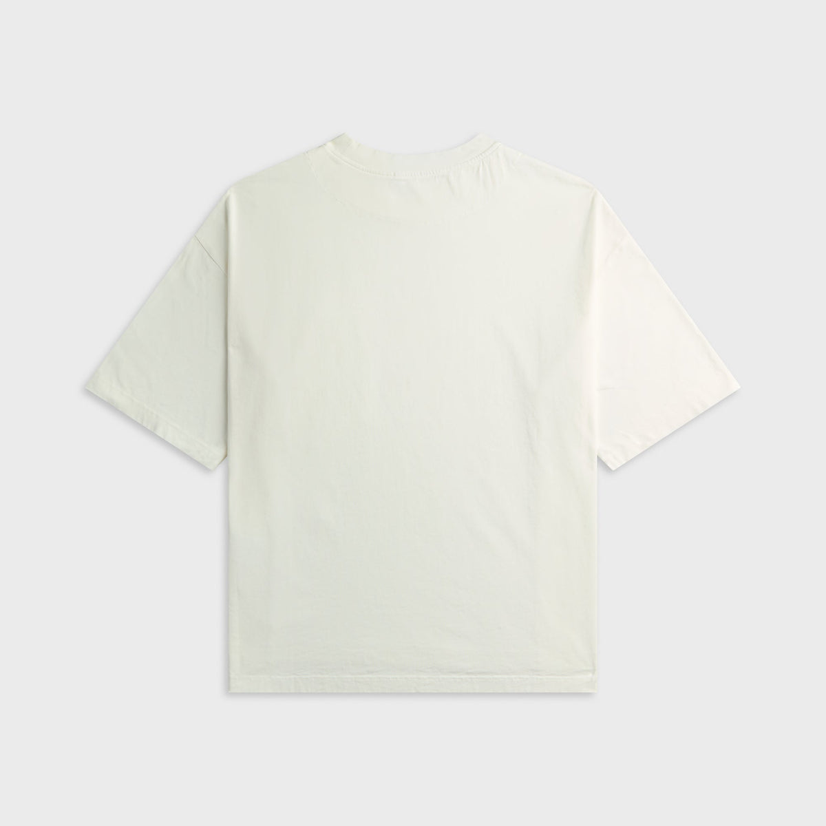 Barena Giro Gebo Tee in Bianco, oversized cream tee, back view