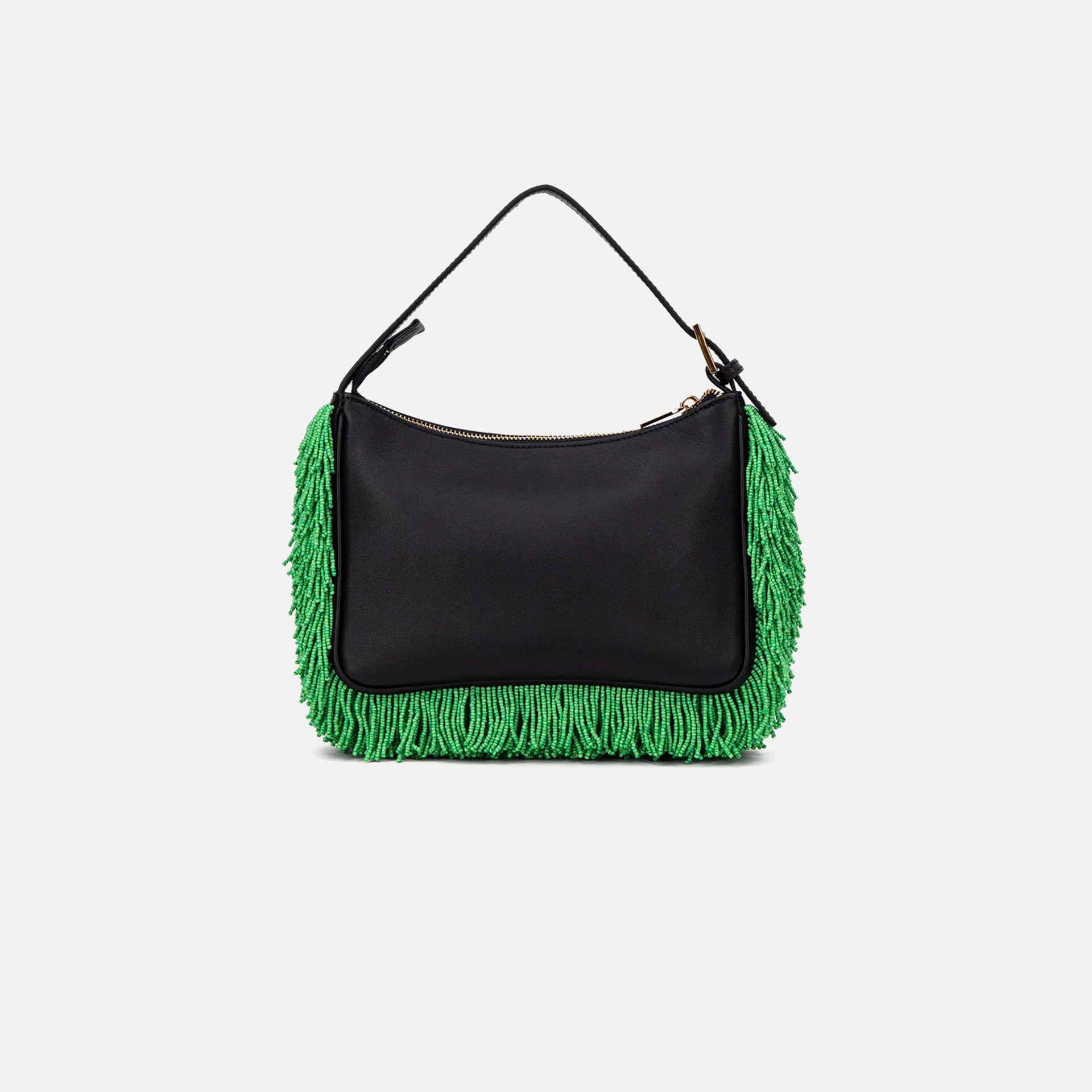 Brandon Blackwood Beaded Cortni Bag - Black Green