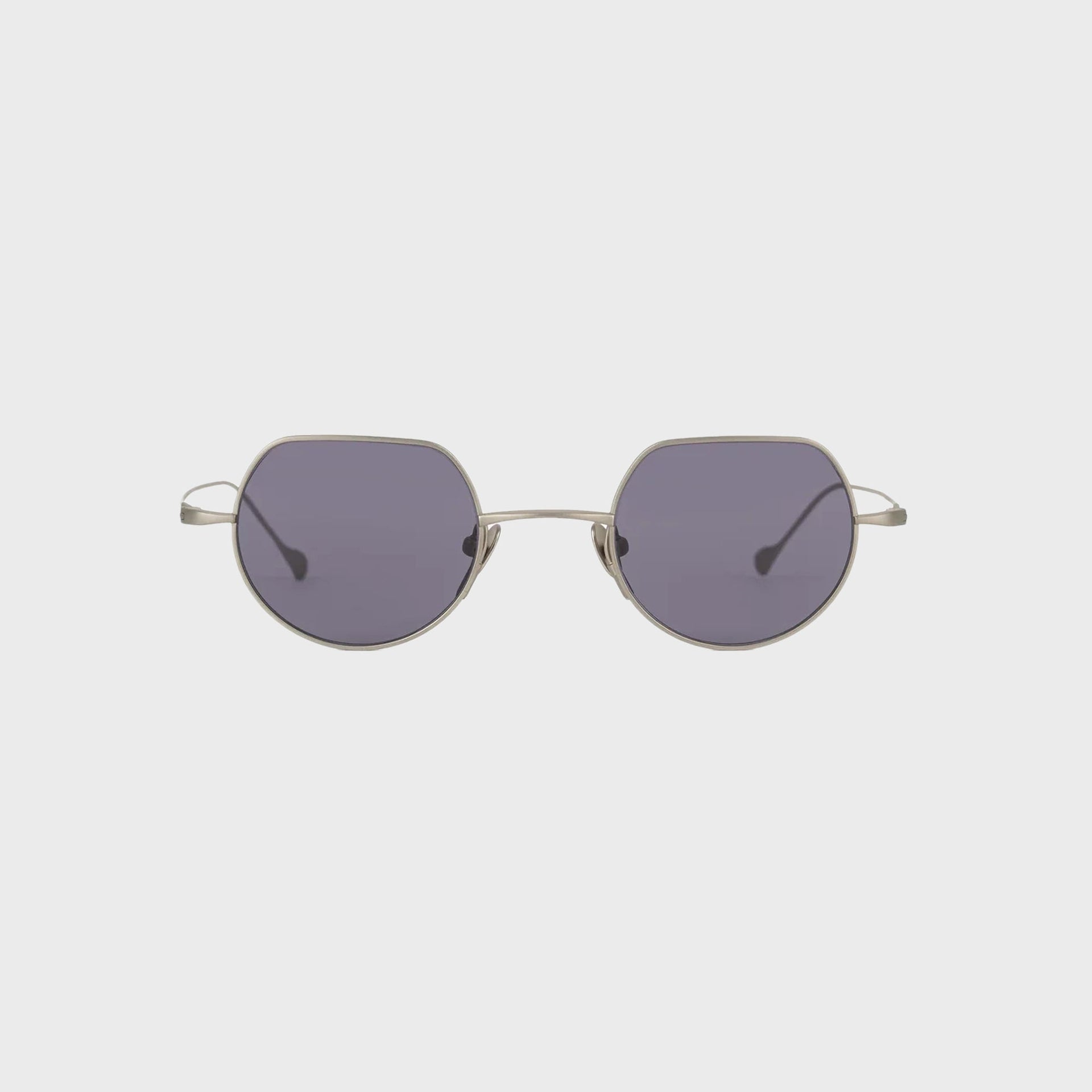 Brain Dead Titanium Tani Post Modern Primitive Eye Protection Sunglasses - Matte Silver
