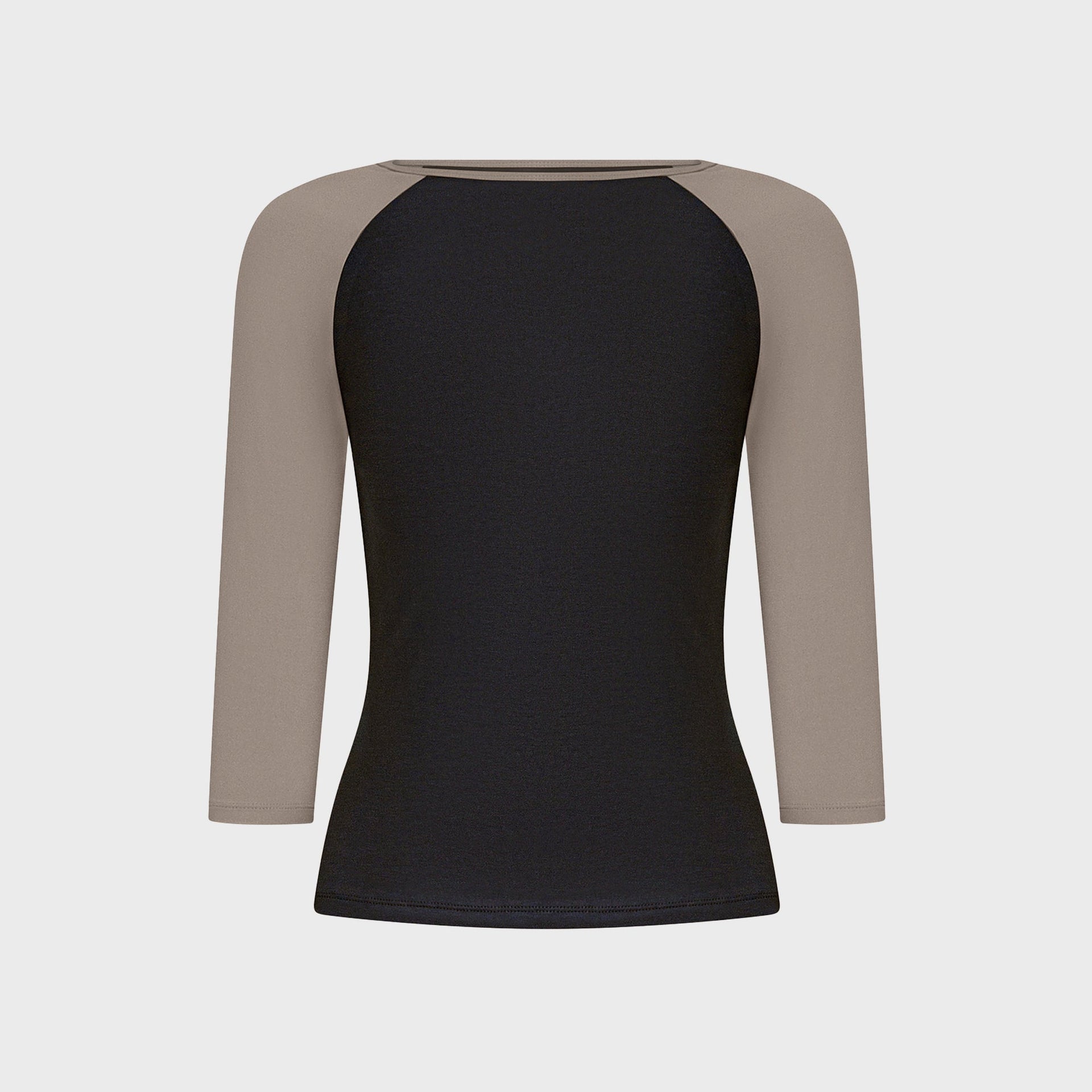 Belle Anna Raglan Top - Black