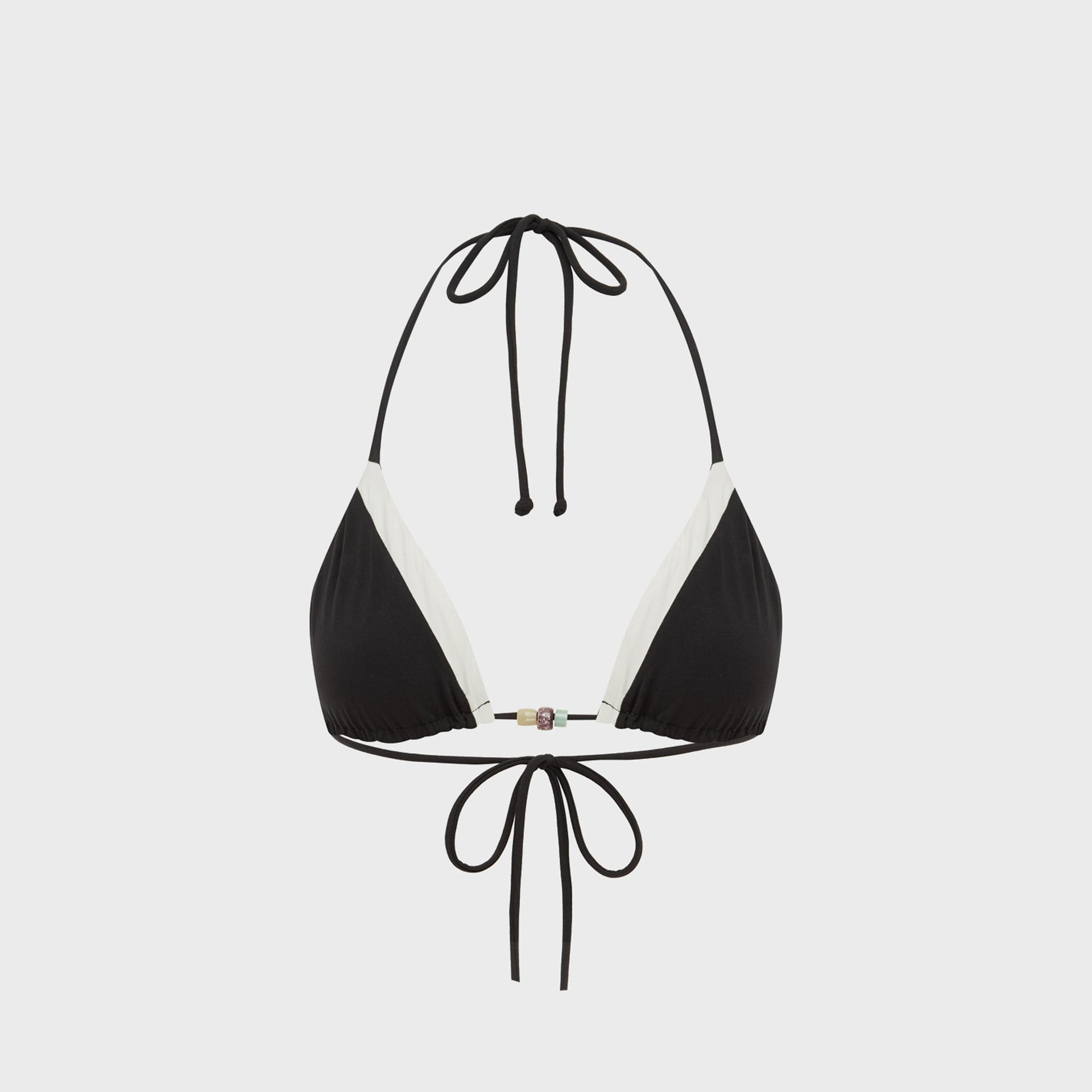 Bond Eye Reversible Fosca Triangle Top - Black / Coconut