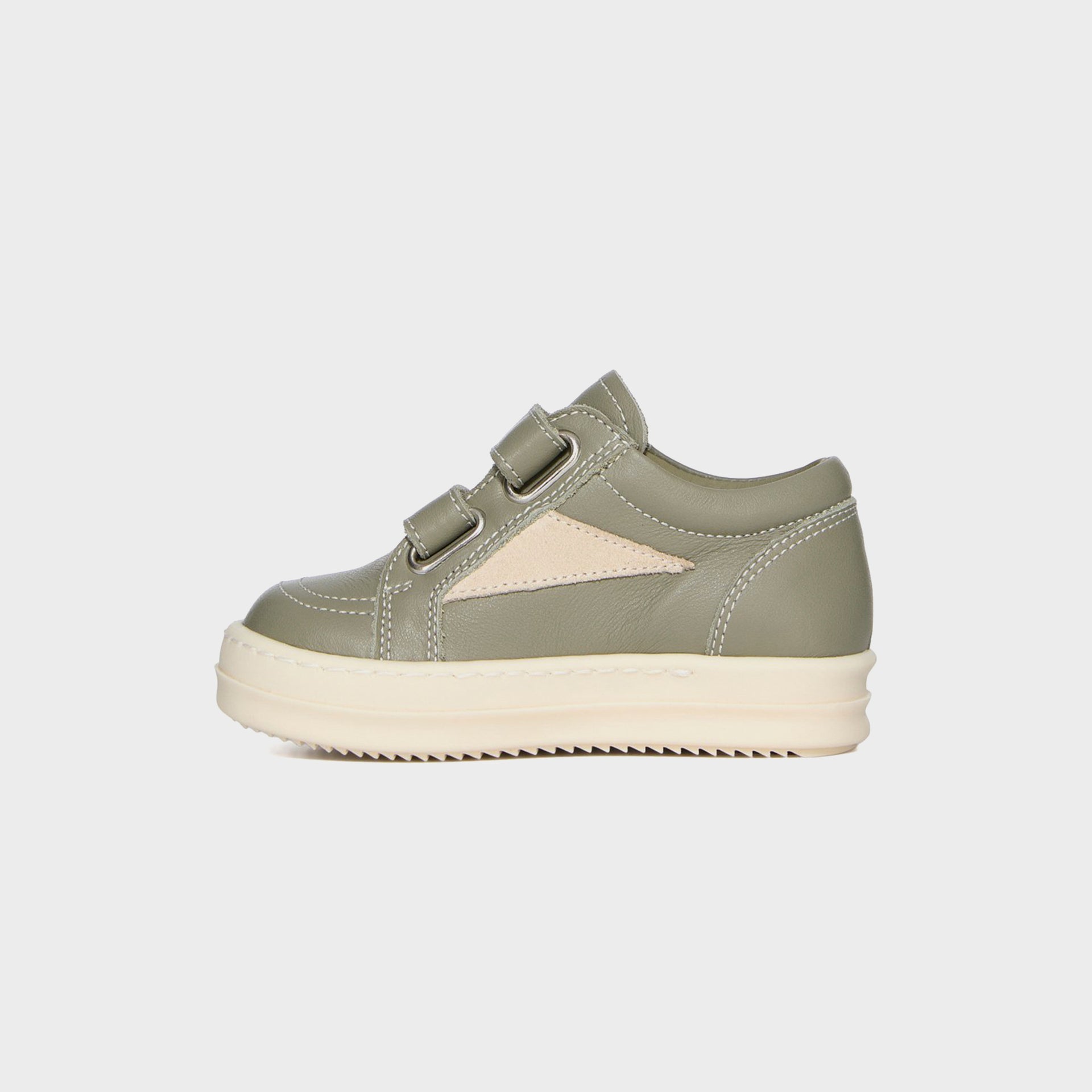 Rick Owens Baby Vintage Sneakers Scarpe in Pelle - Dinge / Milk / Milk