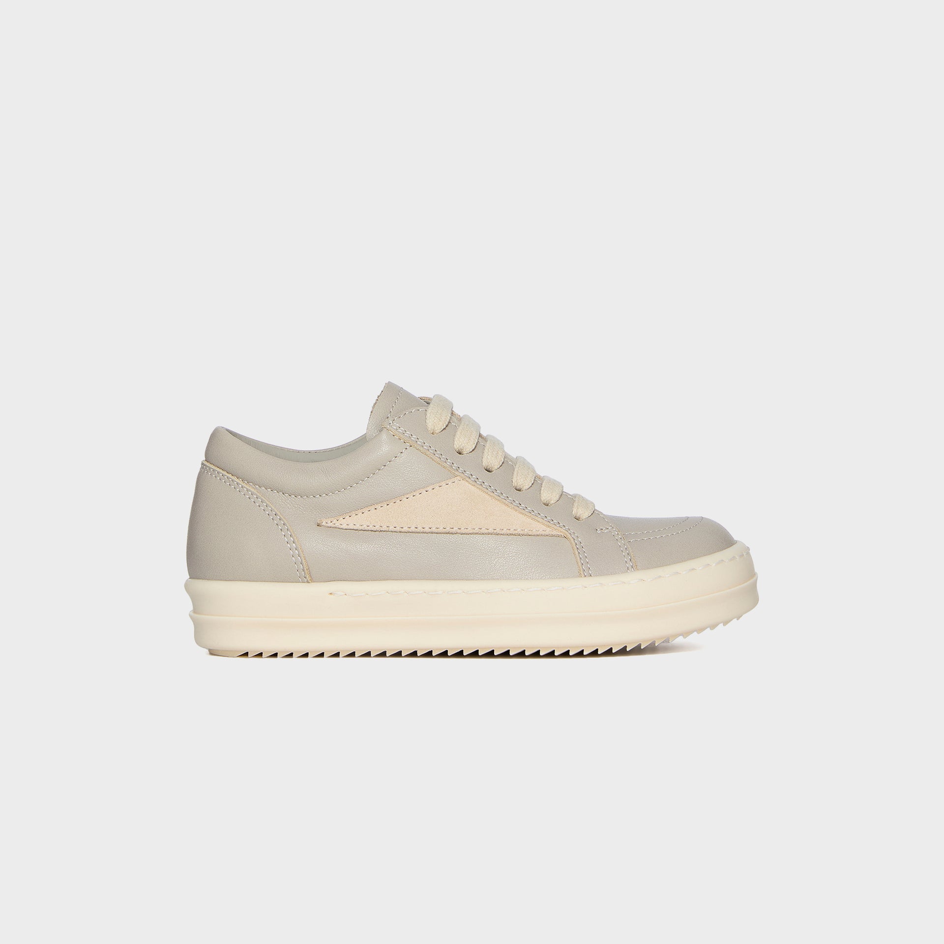 Rick Owens Kids Vintage Sneakers Scarpe in Pelle - Dinge / Milk / Milk