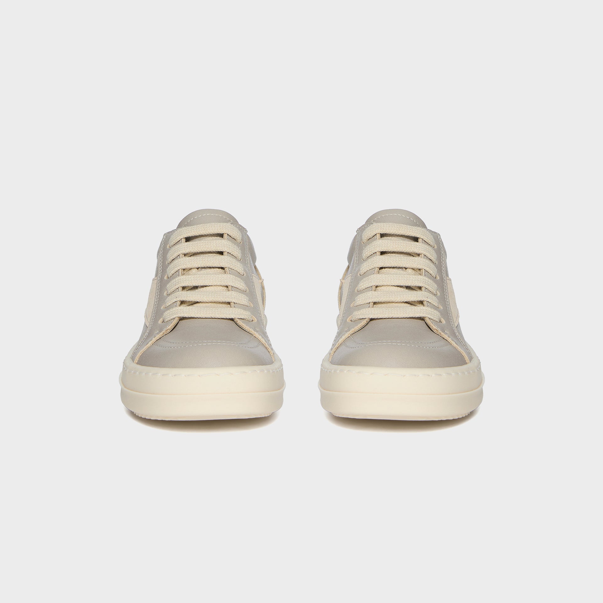 Rick Owens Kids Vintage Sneakers Scarpe in Pelle - Dinge / Milk / Milk