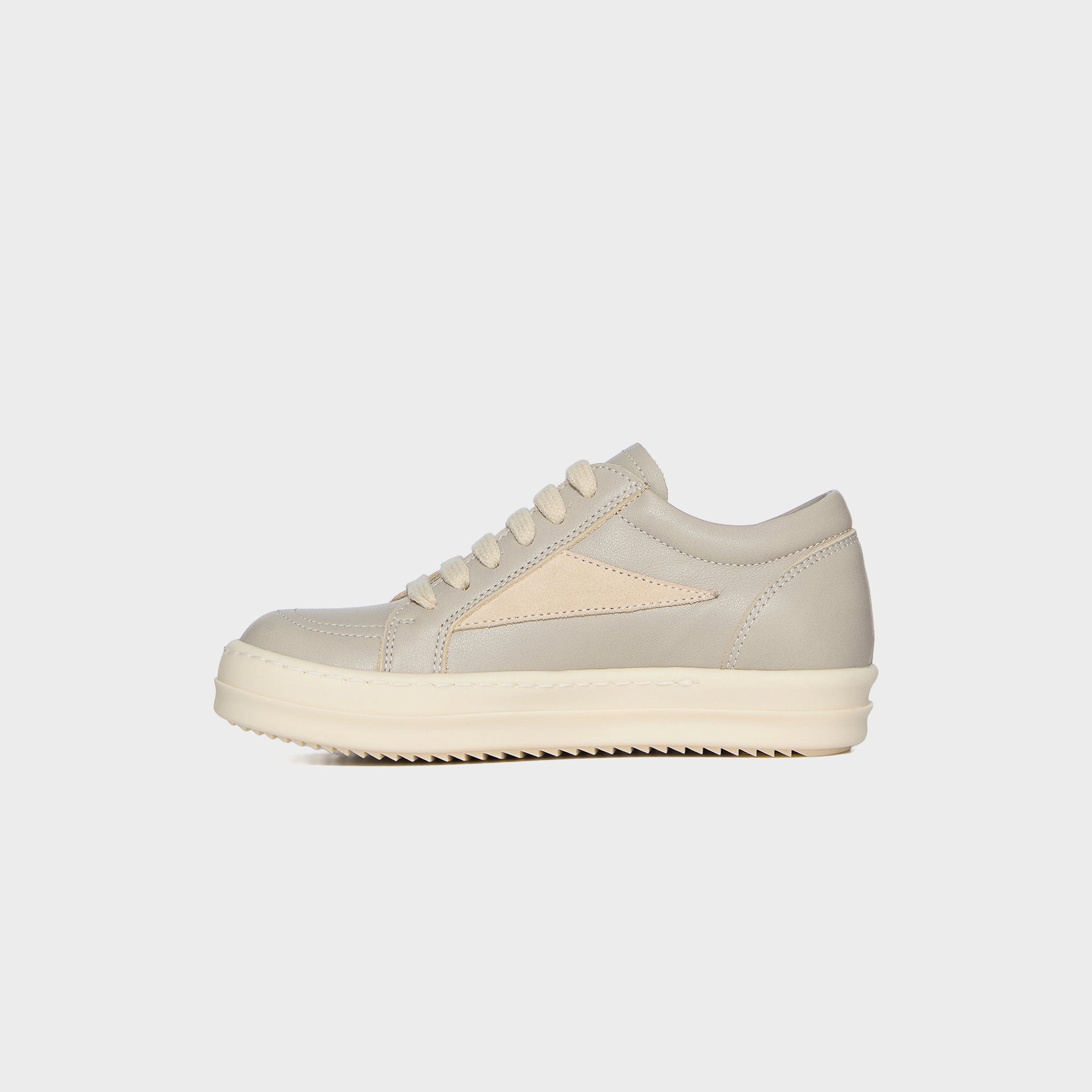 Rick Owens Kids Vintage Sneakers Scarpe in Pelle - Dinge / Milk / Milk