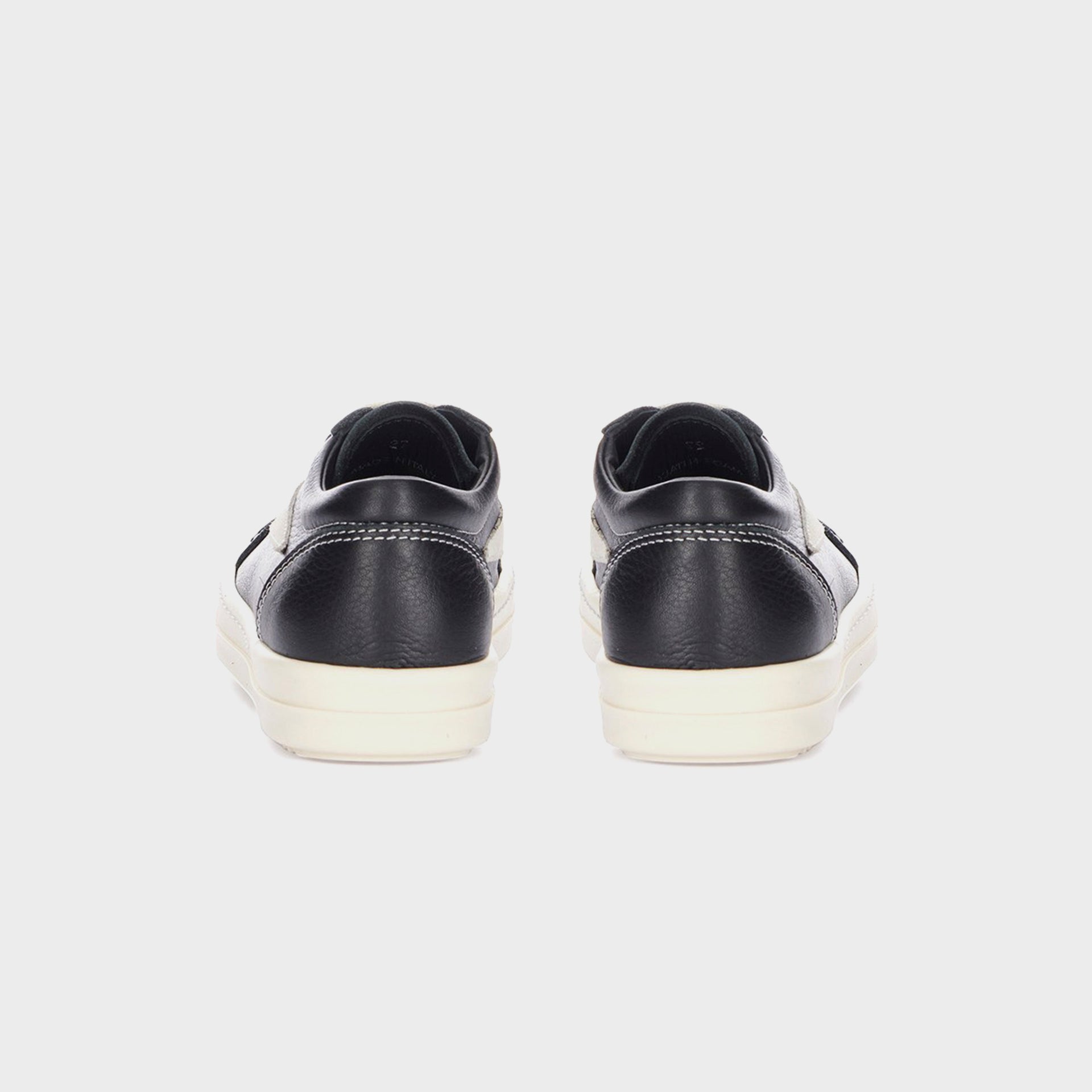 Rick Owens Kids Vintage Sneakers Scarpe in Pelle - Black / Milk / Milk