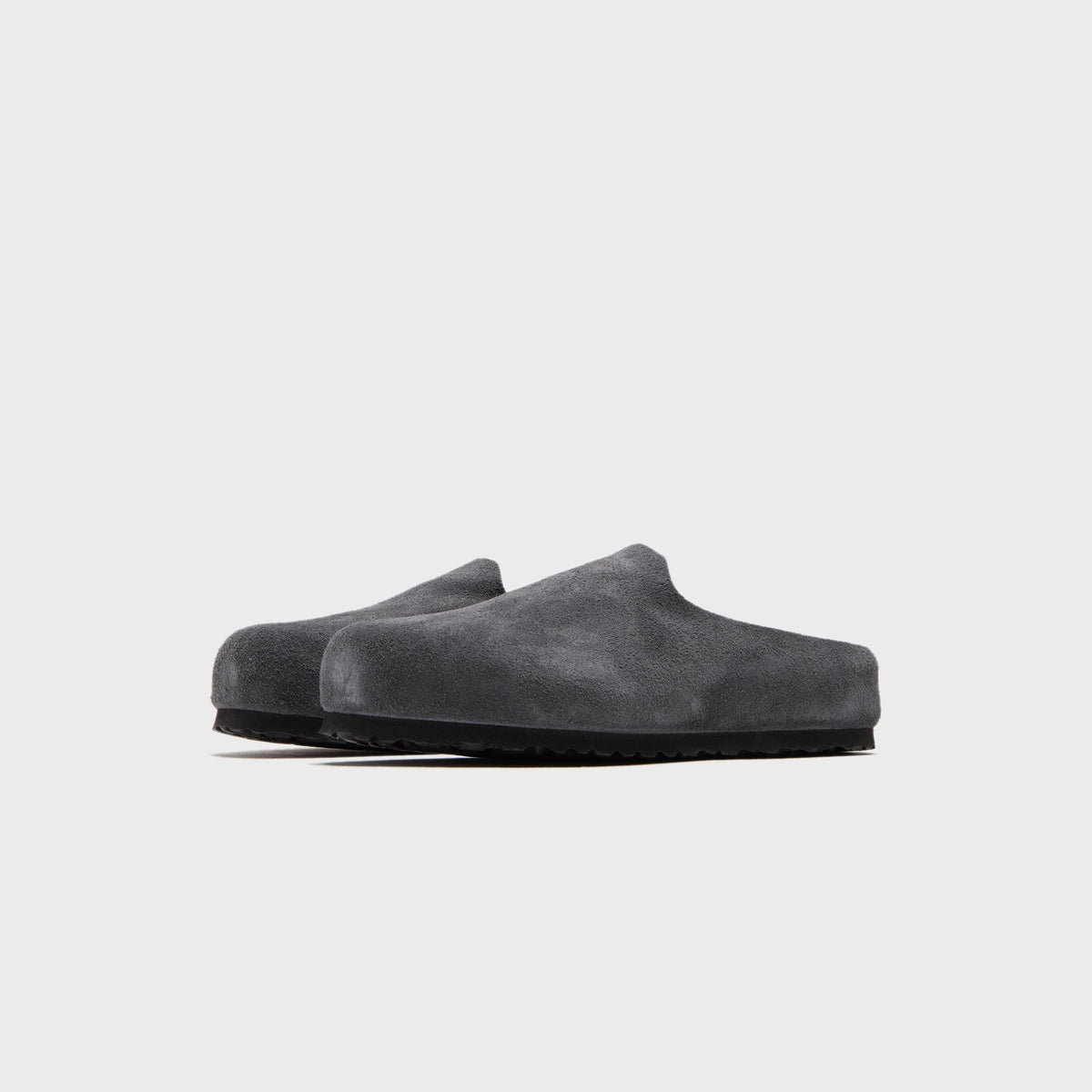 Birkenstock Amsterdam Wrapped Suede - Charcoal