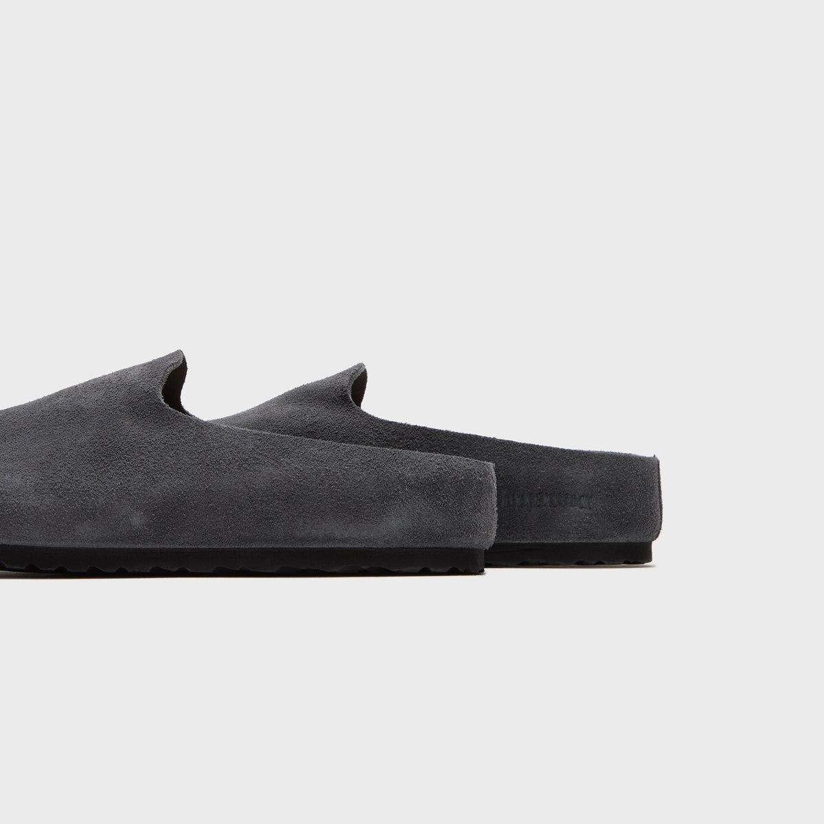 Birkenstock Amsterdam Wrapped Suede - Charcoal