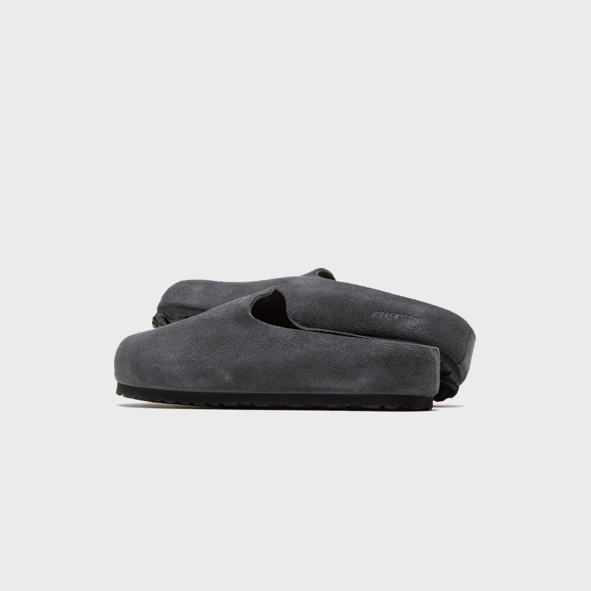 Birkenstock Amsterdam Wrapped Suede - Charcoal