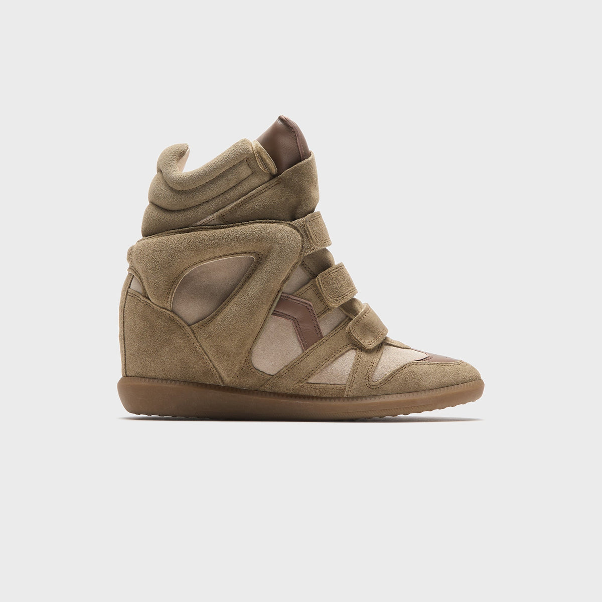 Isabel Marant WMNS Bekett High-Top Sneakers - Taupe
