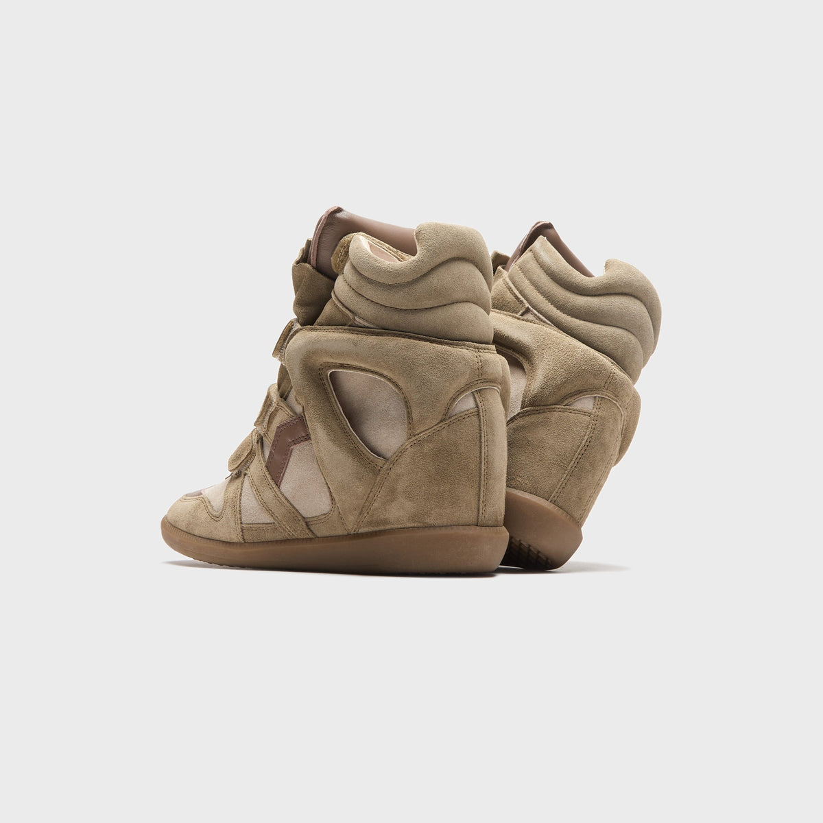 Isabel Marant WMNS Bekett High-Top Sneakers - Taupe
