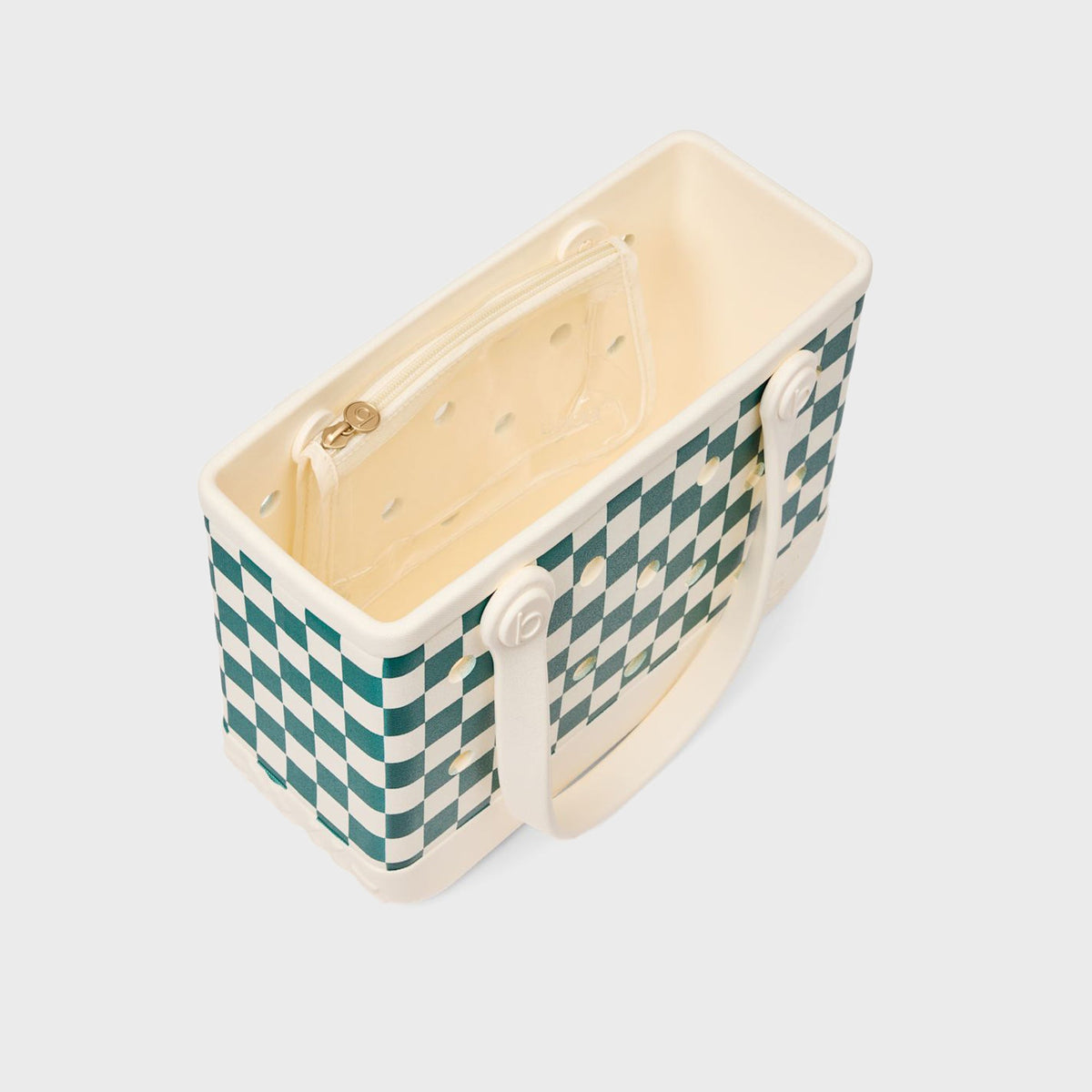 Bogg Bag Bitty Bogg Bag - Checkered Coconut / In The Forest