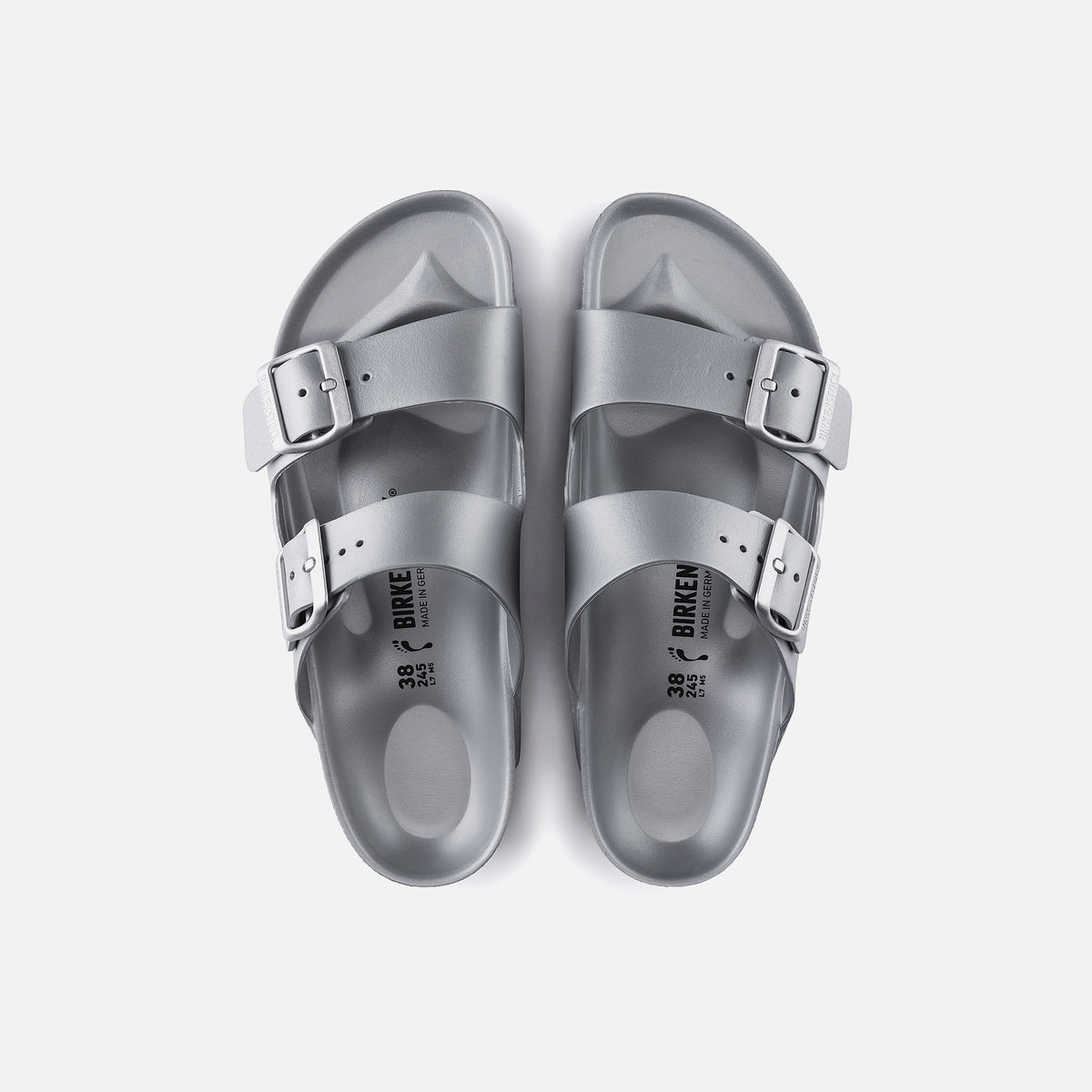 Birkenstock Arizona Eva Metallic - Silver